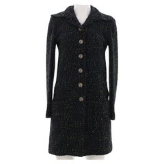 Chanel, manteau en tweed Lesage, défilé forêt d'automne, neuf