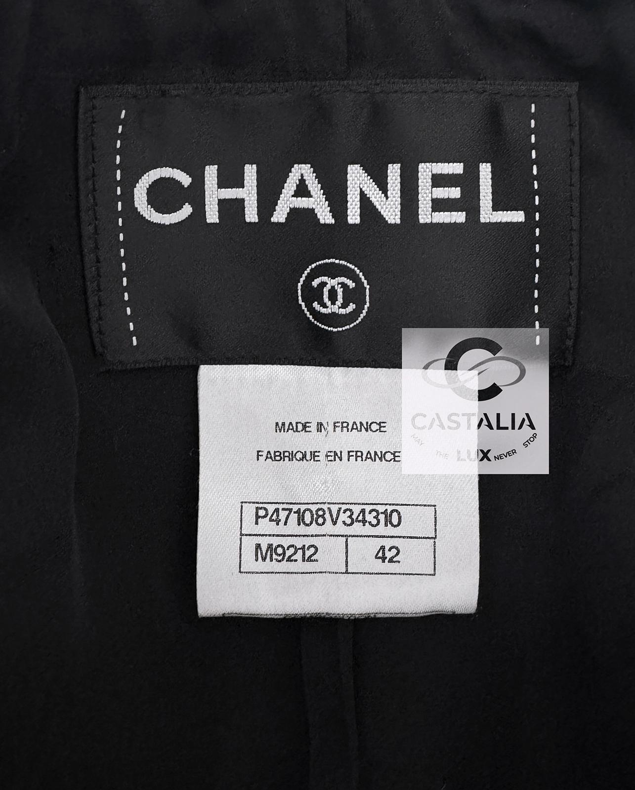 Chanel New Globalization Black Tweed Jacket 14