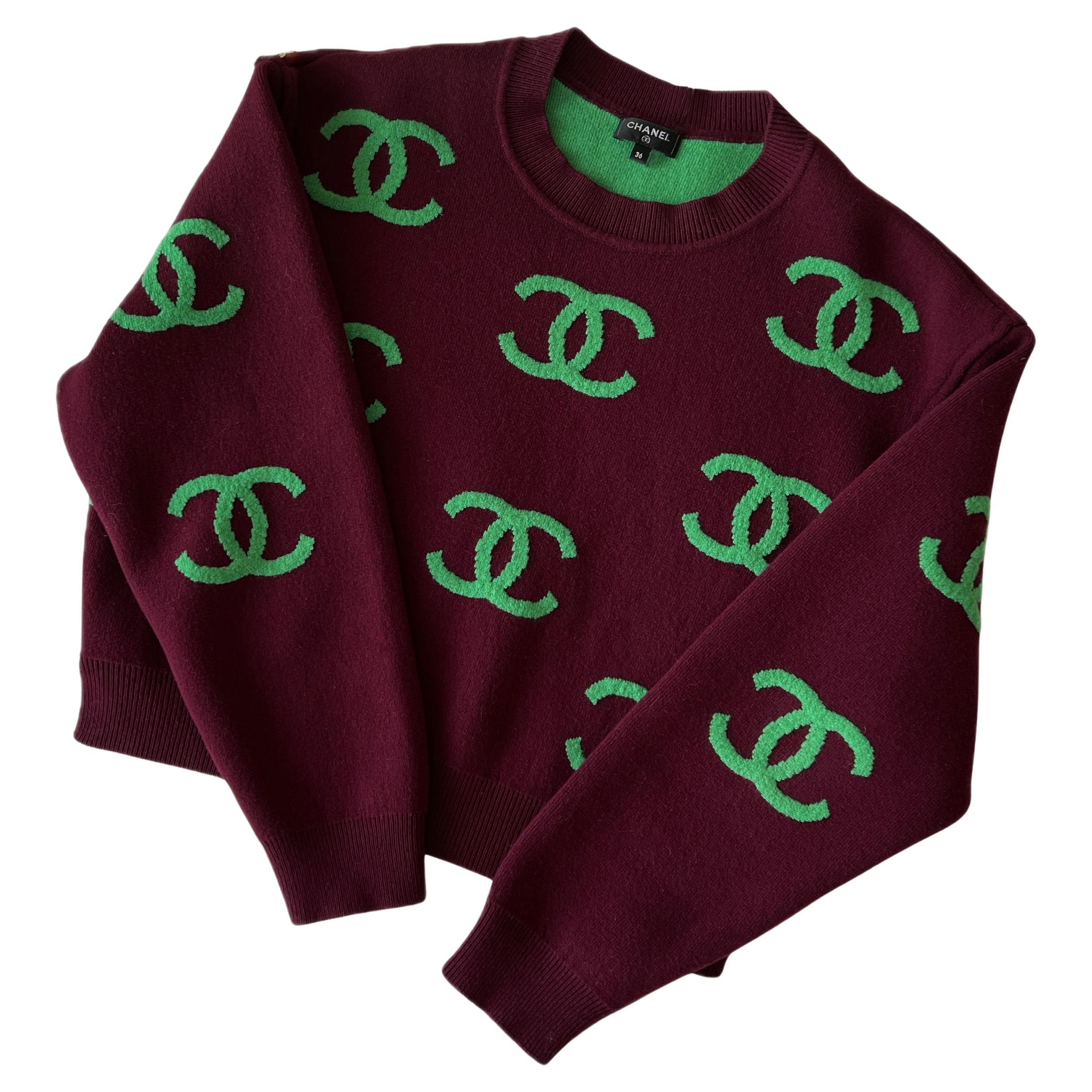 Chanel logo jumper top