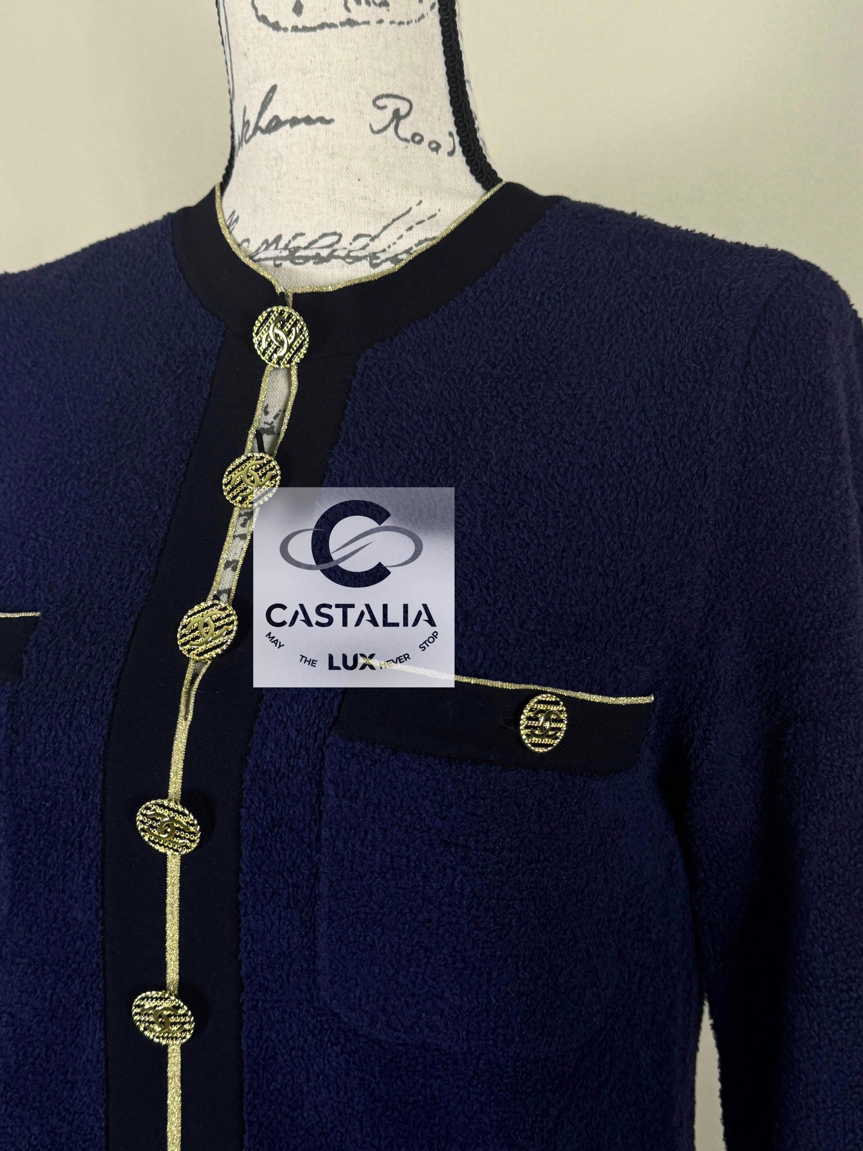 Chanel New Icon La Pausa CC Buttons Dress 36 FR 5