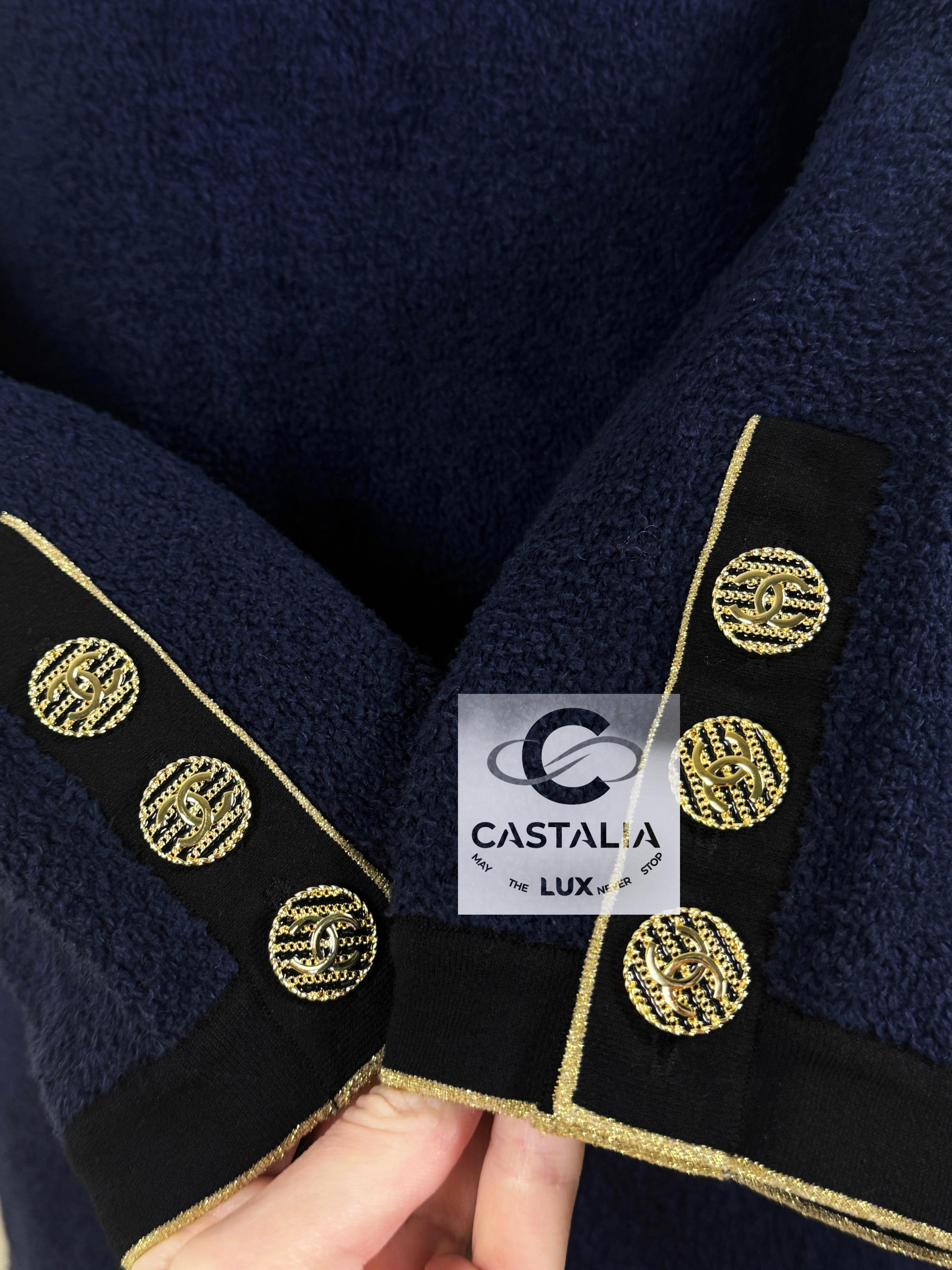 Chanel New Icon La Pausa CC Buttons Dress 36 FR 8