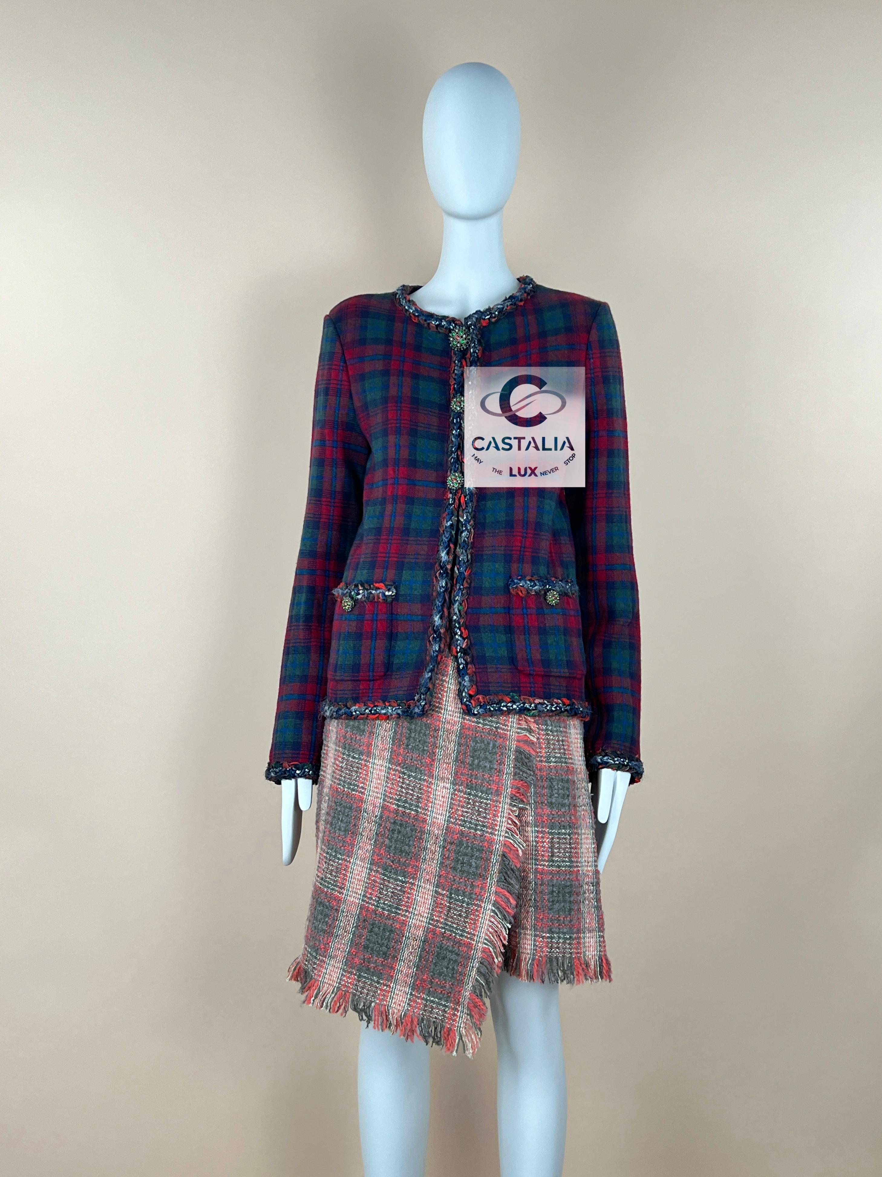 Chanel New Icon Paris  Edinburgh Runway Jacket 7