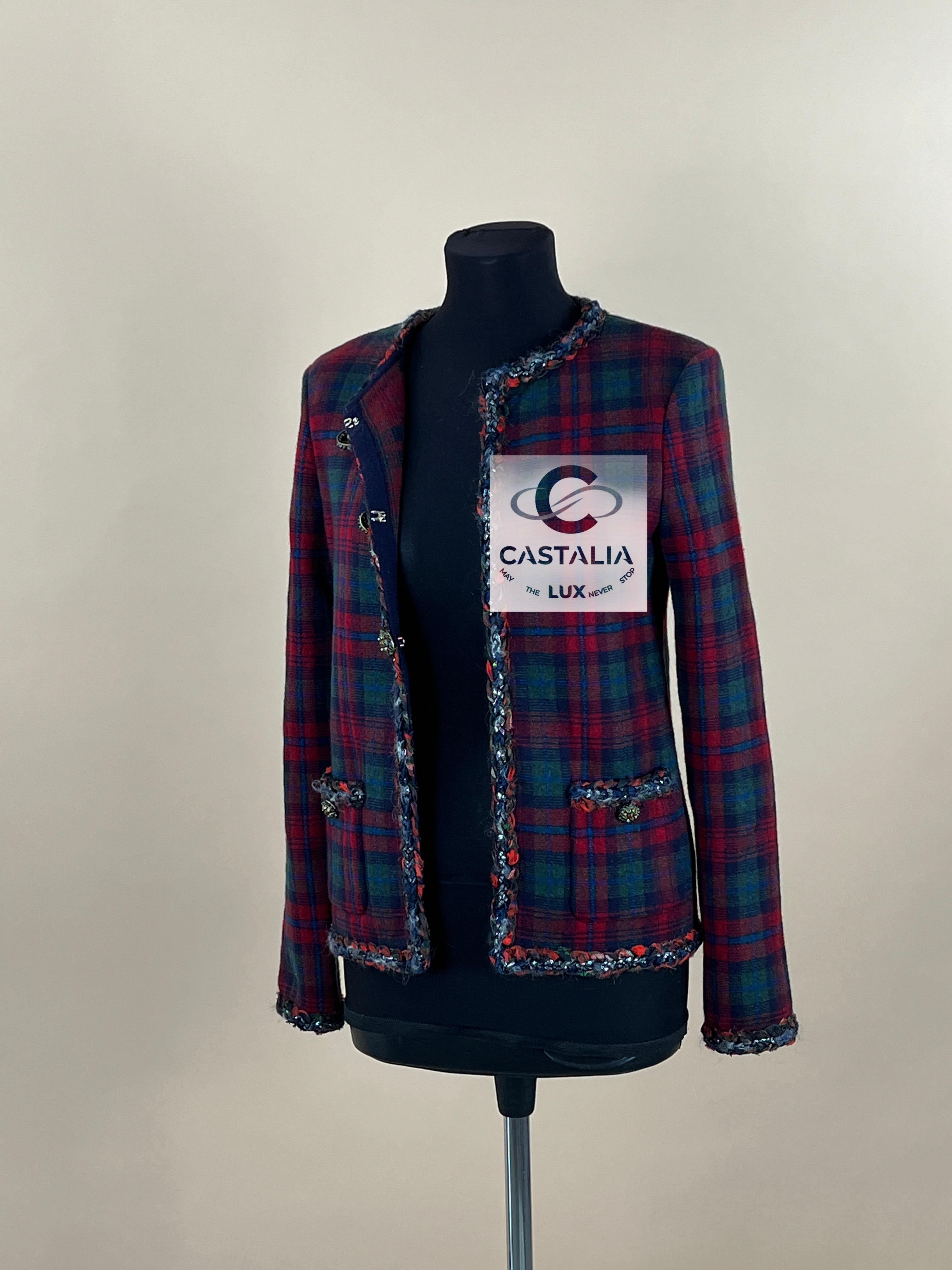 Chanel New Icon Paris  Edinburgh Runway Jacket 9