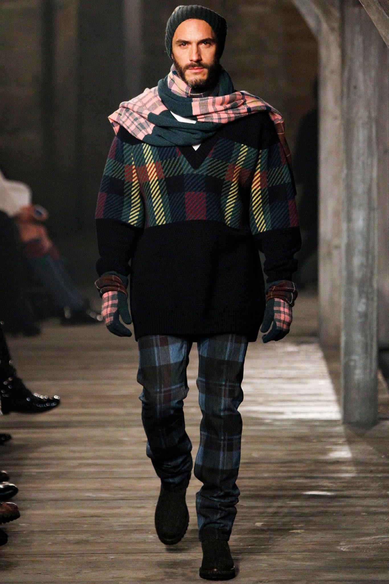 Purple Chanel New Icon Paris / Edinburgh Tartan Jeans