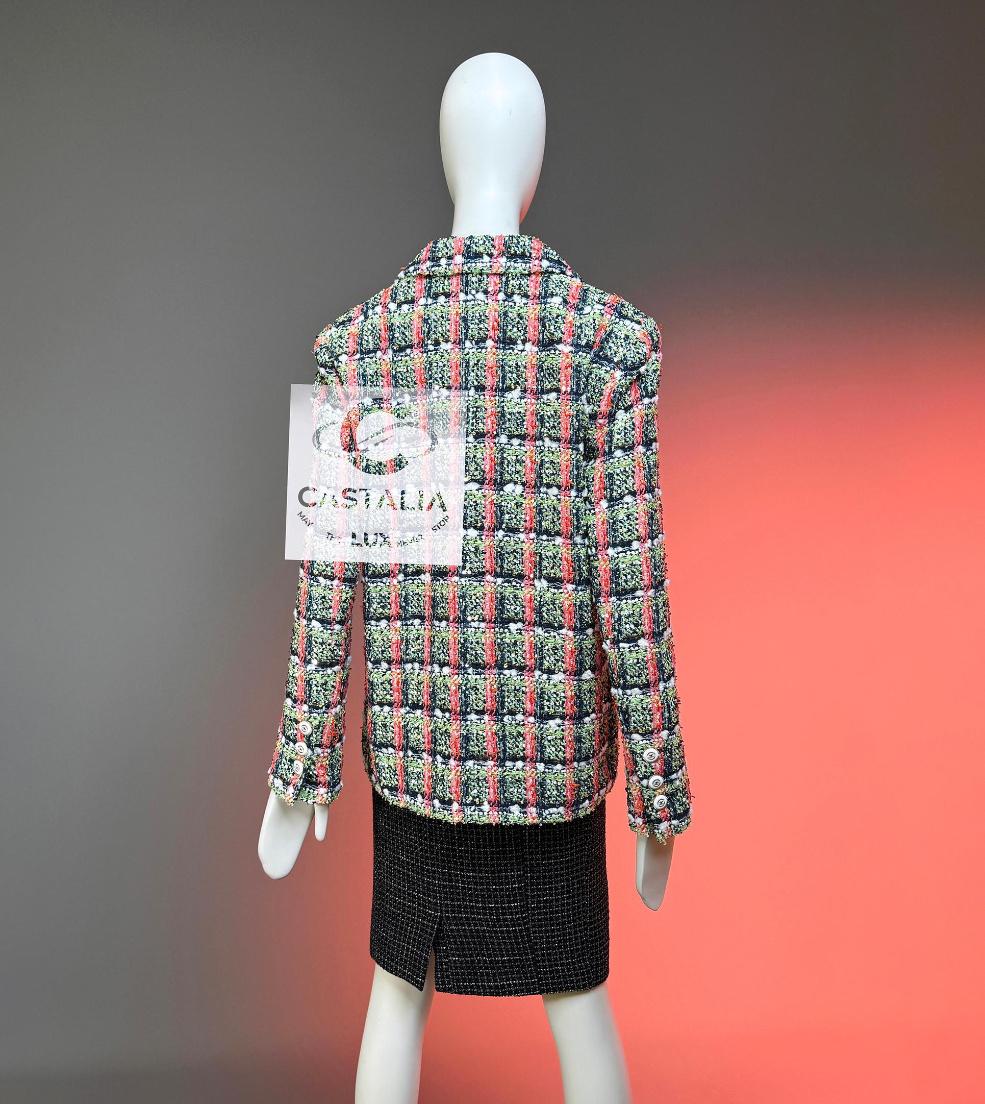CHANEL Nueva Chaqueta de Tweed Icónica 2020 Estilo Anna Wintour 36 FR en venta 9