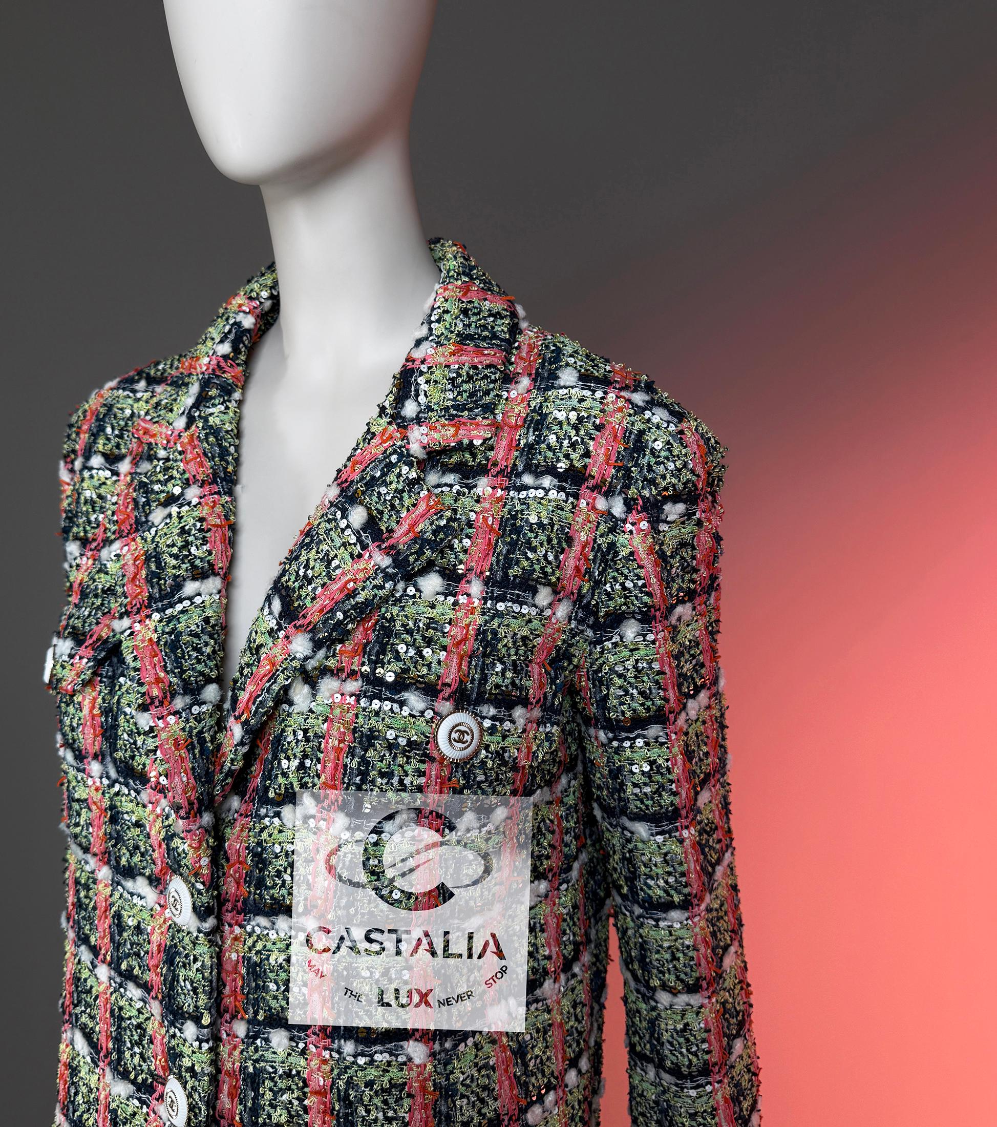 CHANEL Nueva Chaqueta de Tweed Icónica 2020 Estilo Anna Wintour 36 FR en venta 4