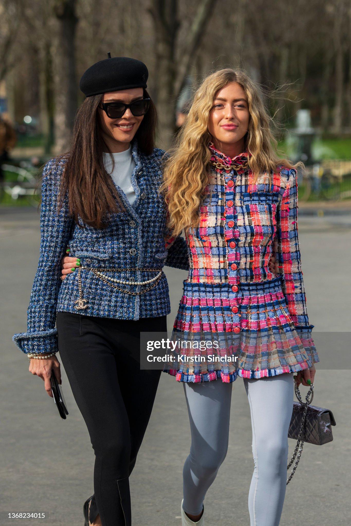 Black Chanel New Iconic 2020 Hailey Bieber Vogue Cover Tweed Jacket