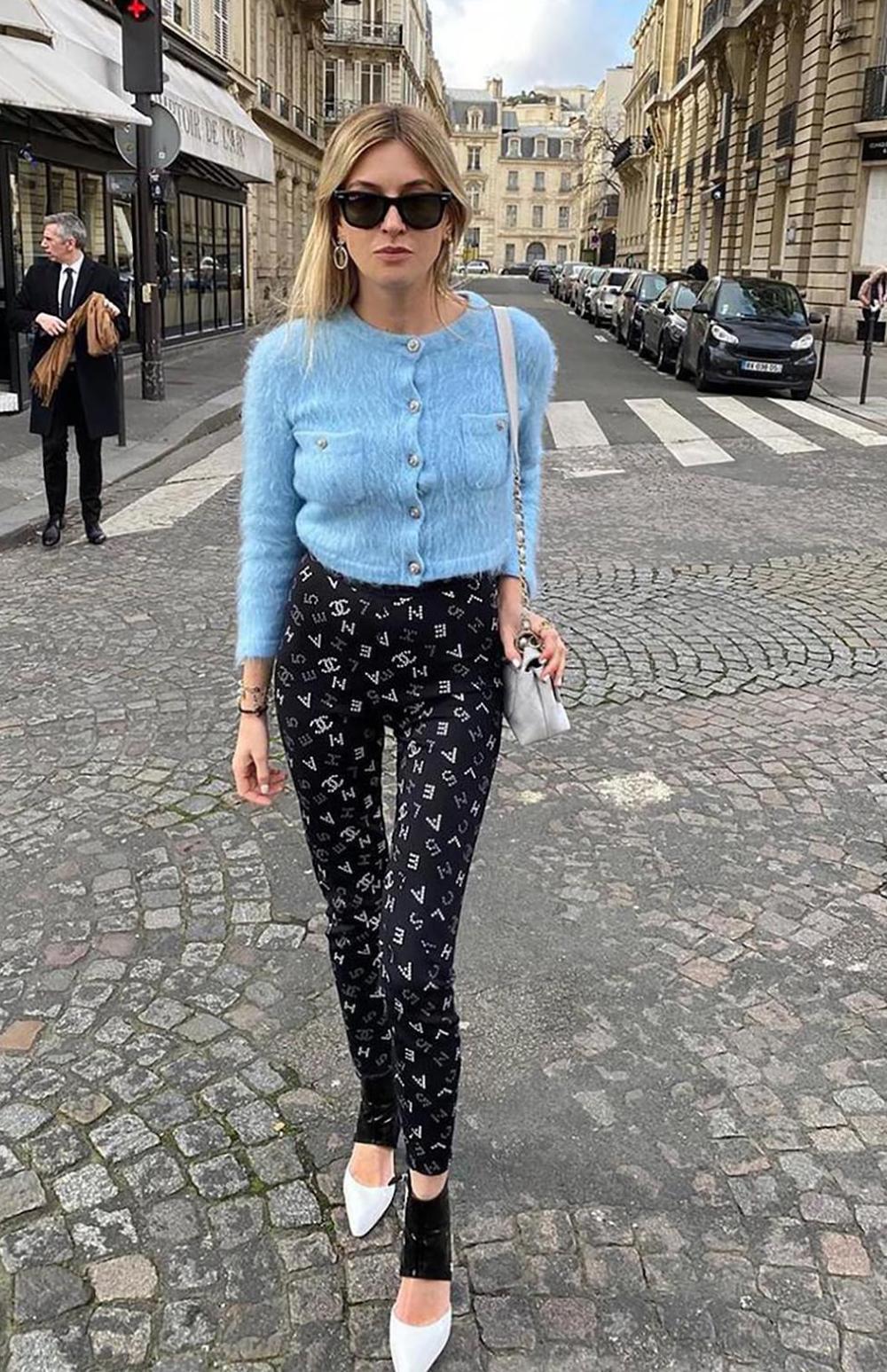 Chanel New Iconic 2020 Logo Leggings 6