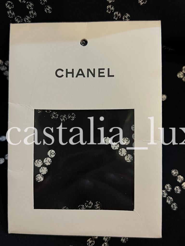 Chanel New Iconic 2020 Logo Leggings 8