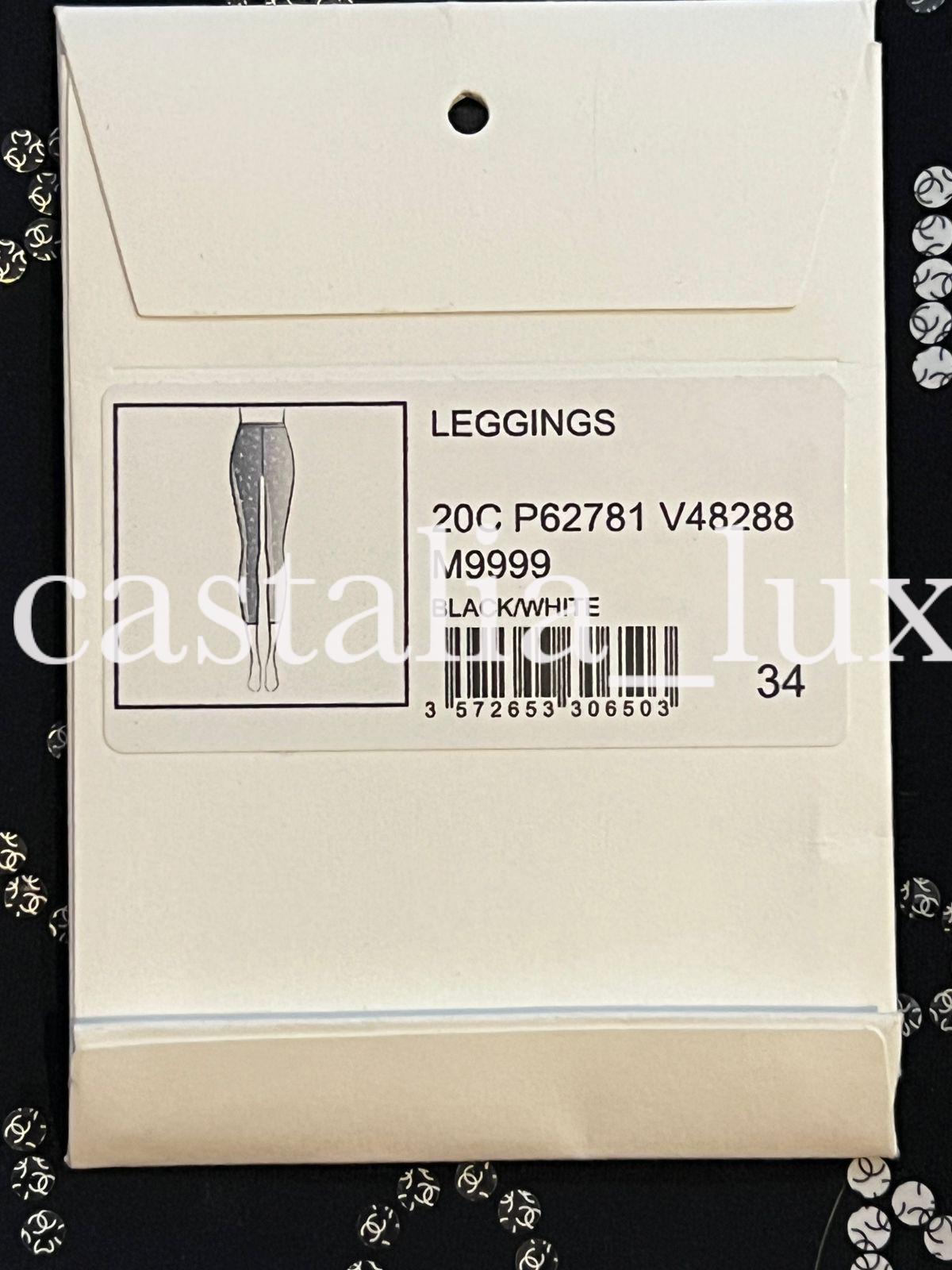 Chanel New Iconic 2020 Logo Leggings 12