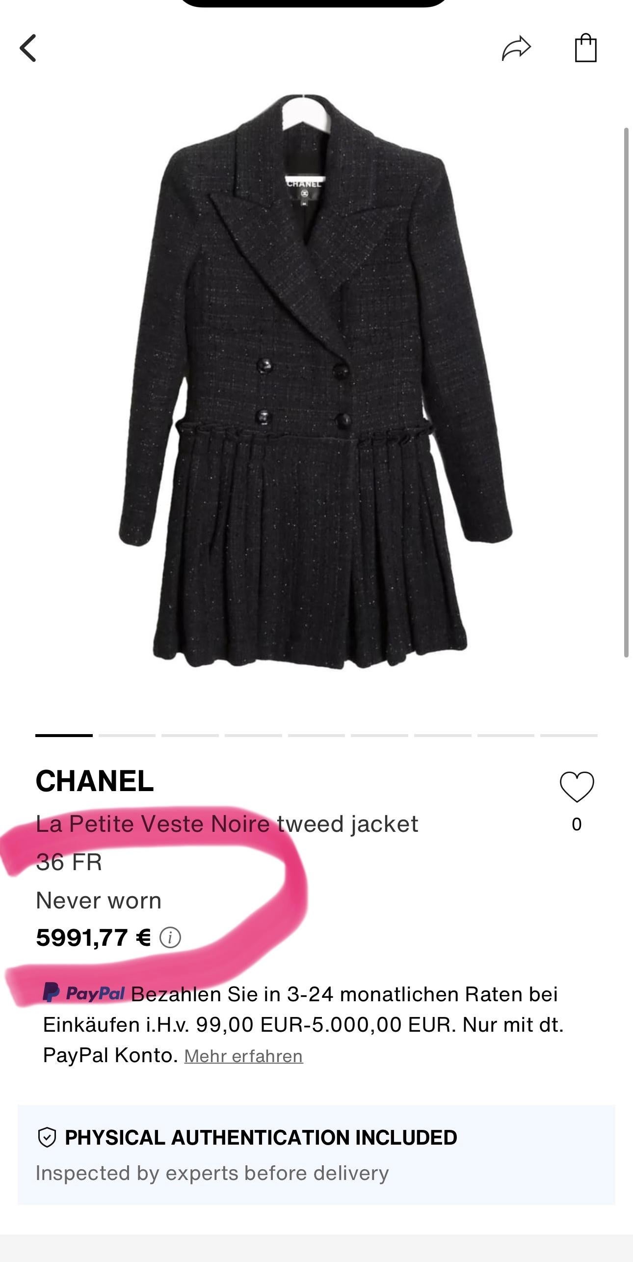 Chanel Neues ikonisches 2020 Frühjahr-Laufsteg-Tweedjacke-Kleid aus Tweed im Zustand „Neu“ im Angebot in Dubai, AE