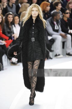 CHANEL New Iconic Black Shimmer Tweed Belted Dress 36 FR