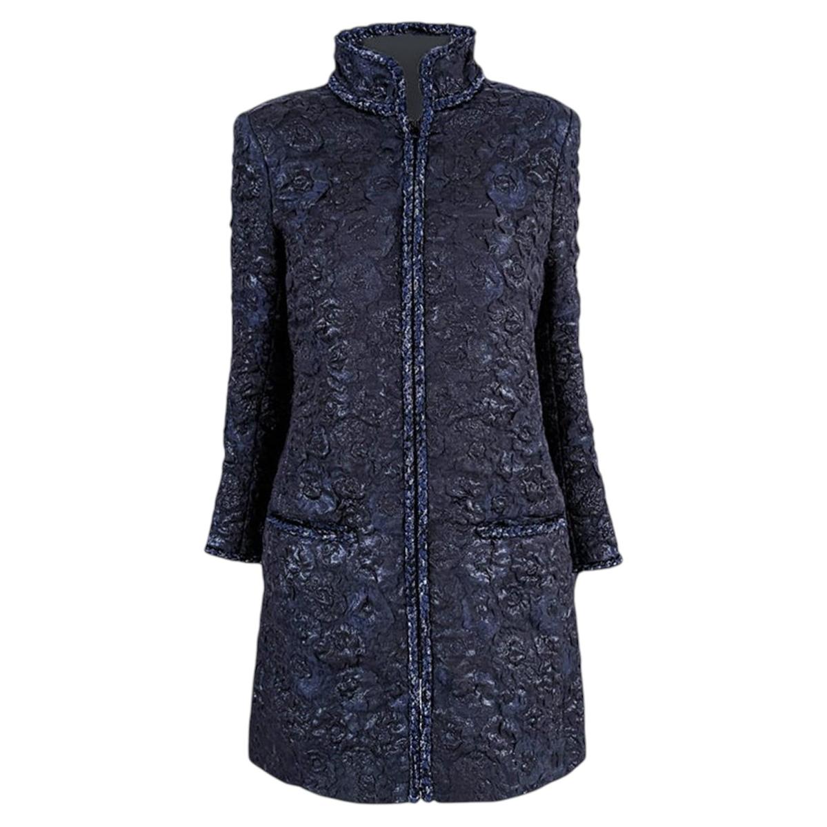 CHANEL New Iconic Camellias Motifs Jacquard Jacket 36 FR
