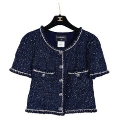 Chanel New Iconic CC Buttons Statement Tweed Jacket