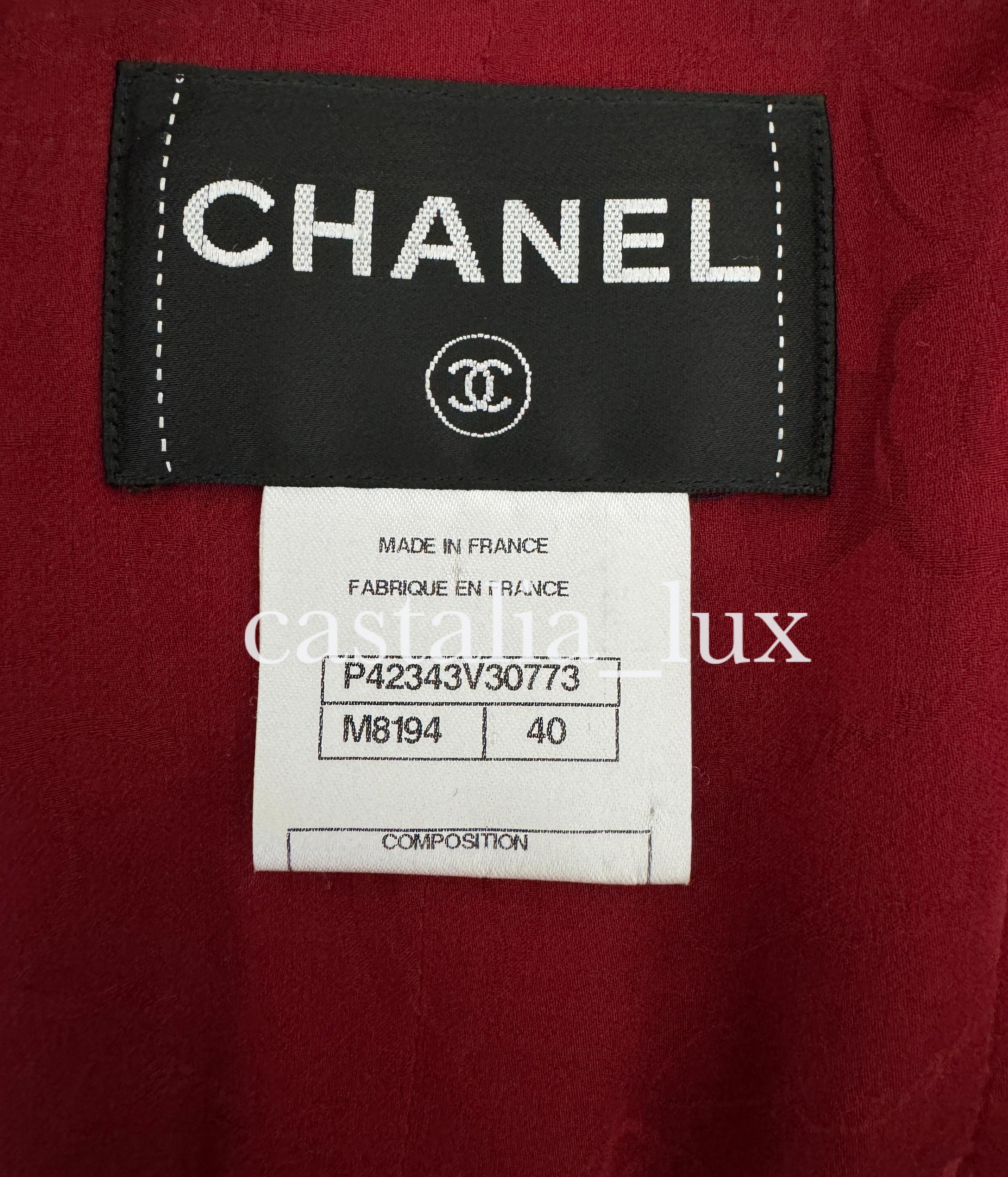 Chanel New Iconic CC Jewel Buttons Lesage Tweed Jacket For Sale 15