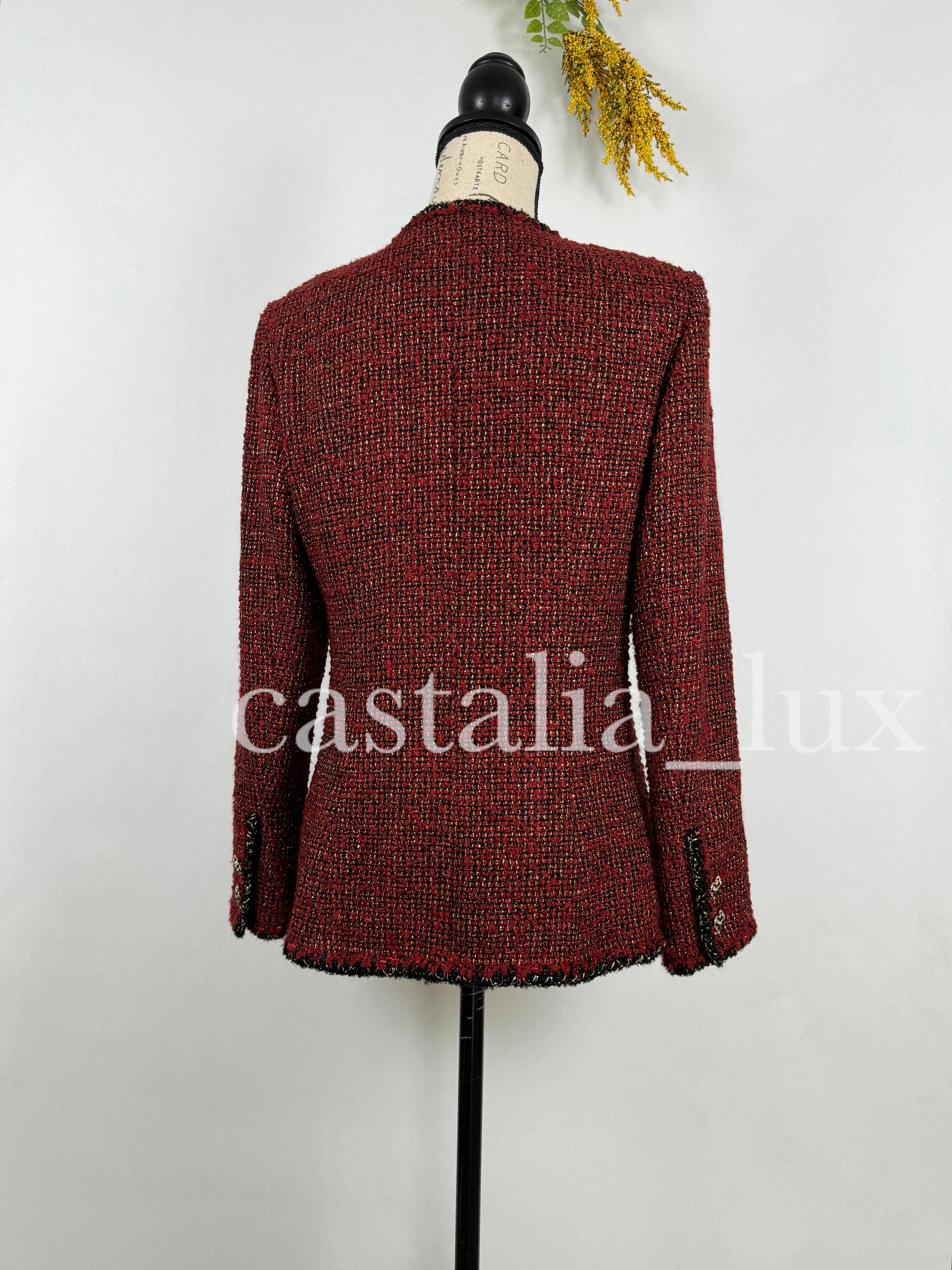 Chanel New Iconic CC Jewel Buttons Lesage Tweed Jacket 16