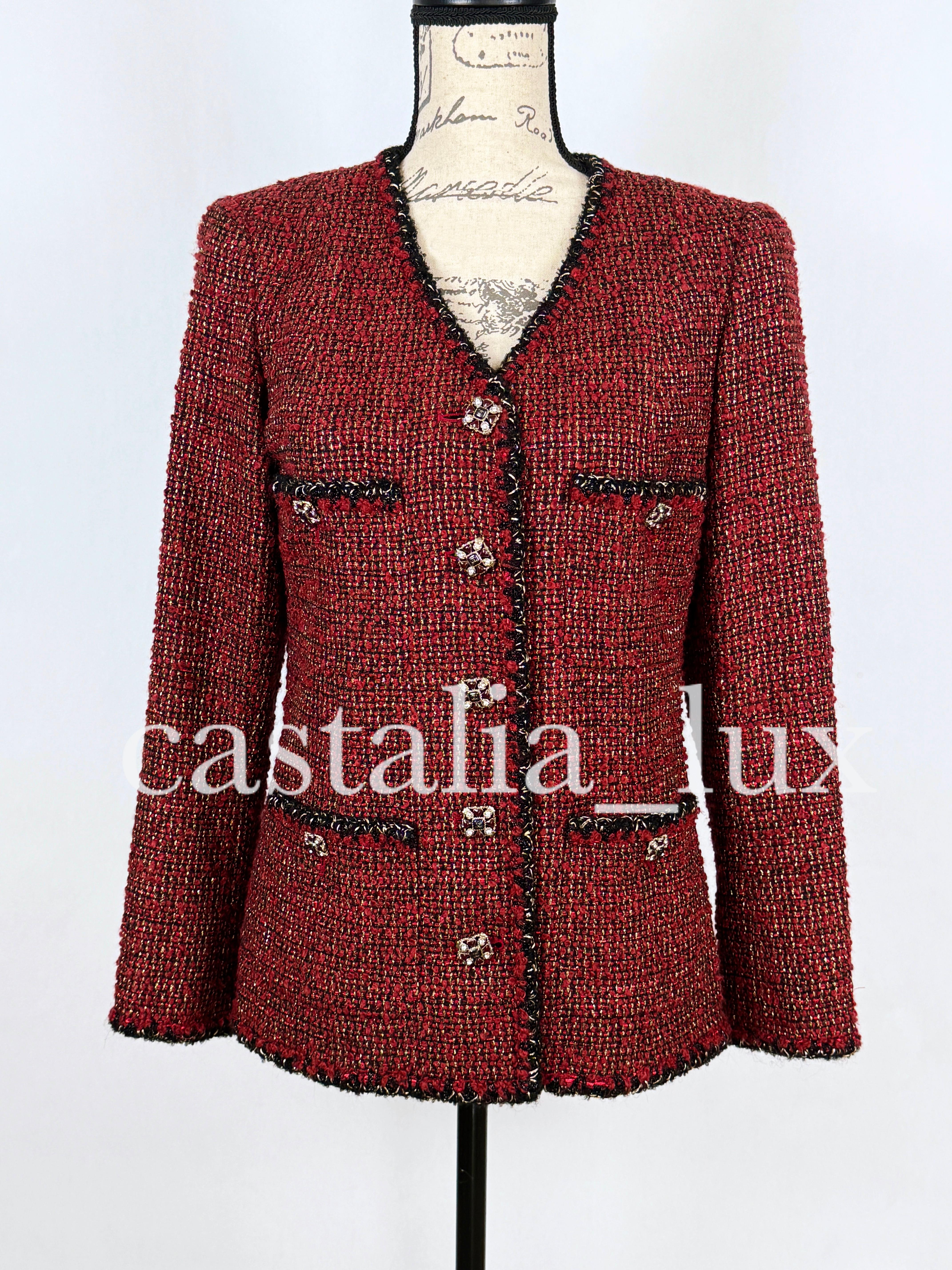 Chanel New Iconic CC Jewel Buttons Lesage Tweed Jacket 5