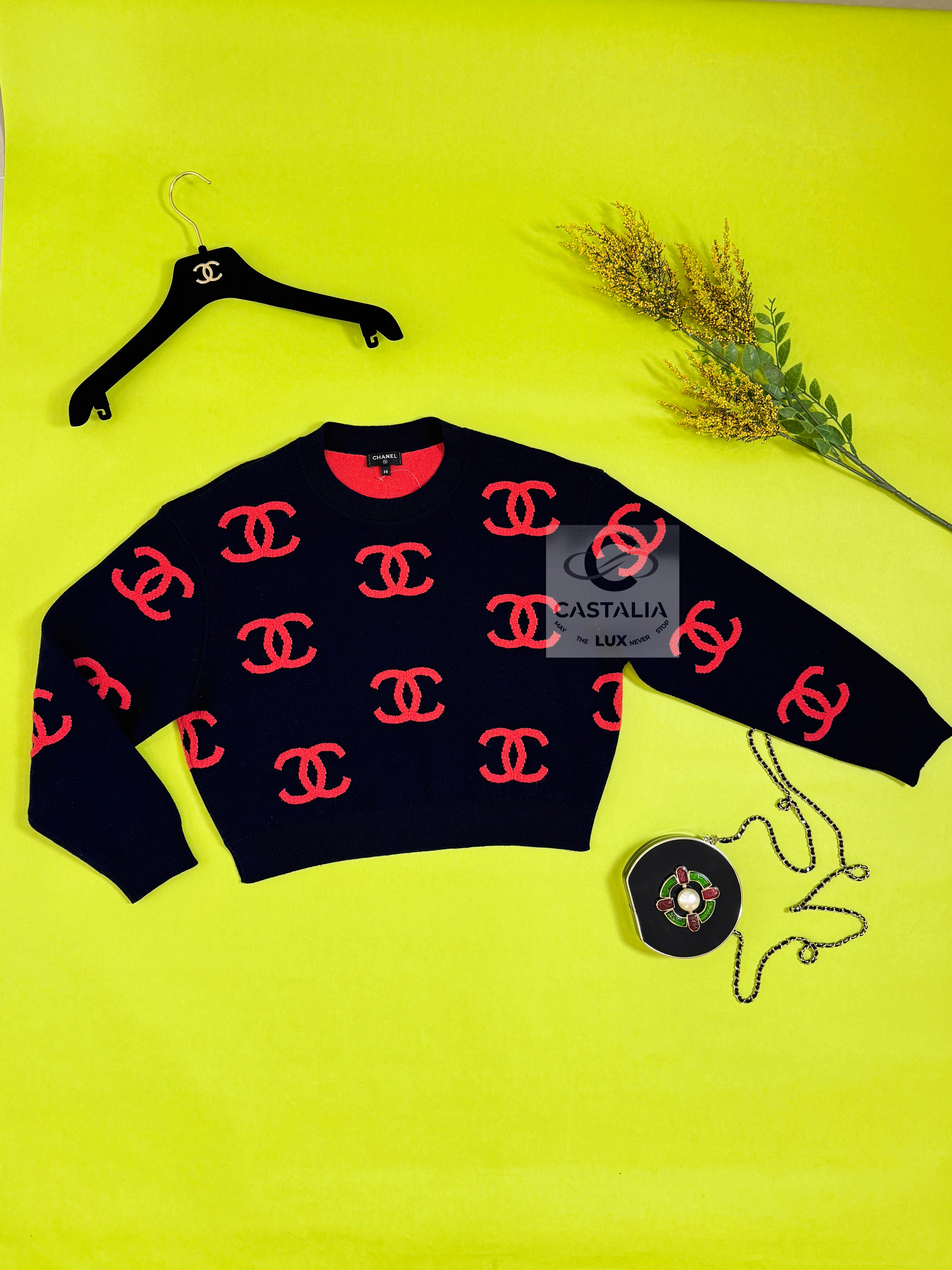Chanel New Iconic CC Logo Cashmere Jumper 4