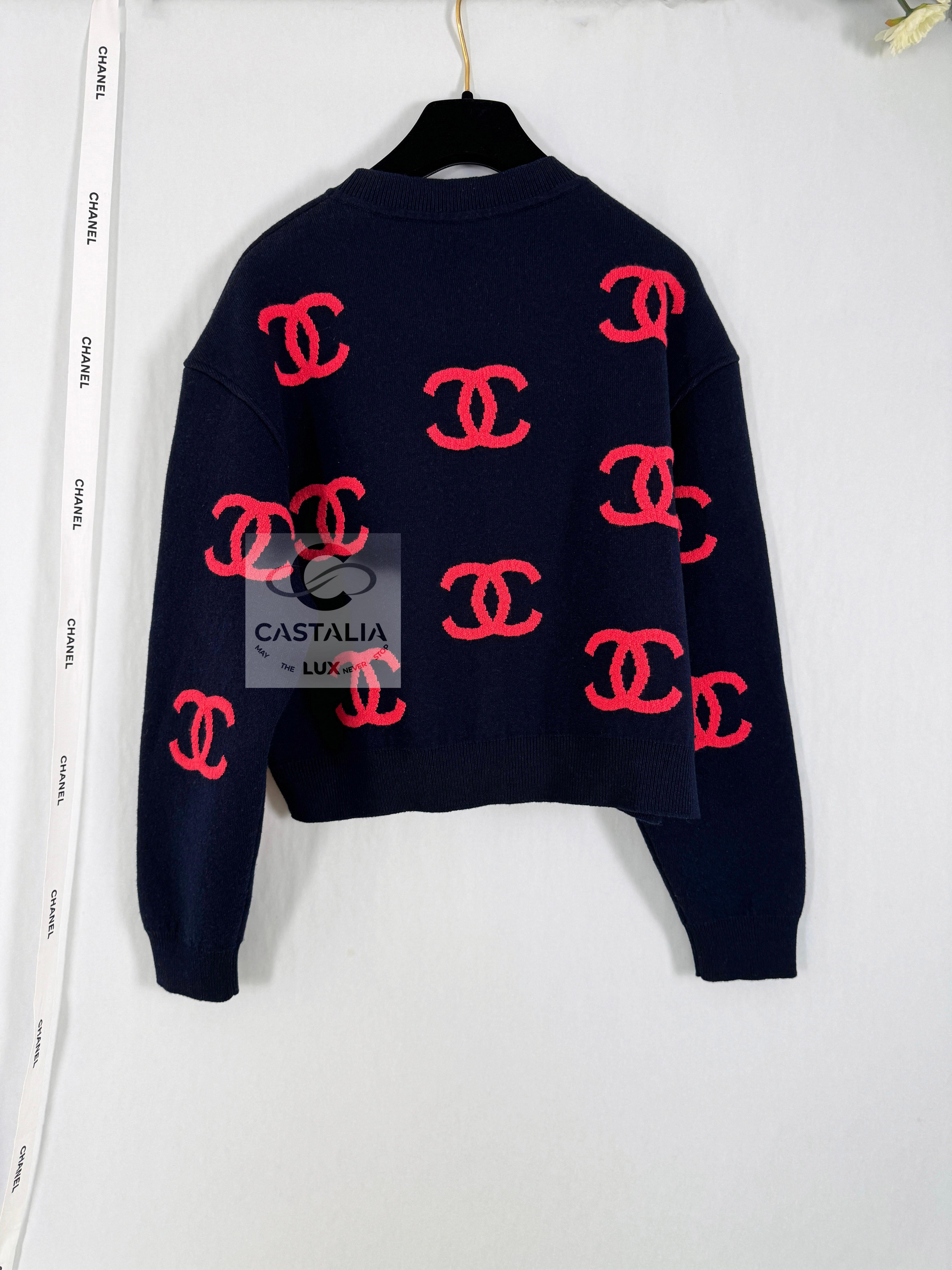 Chanel New Iconic CC Logo Cashmere Jumper 5