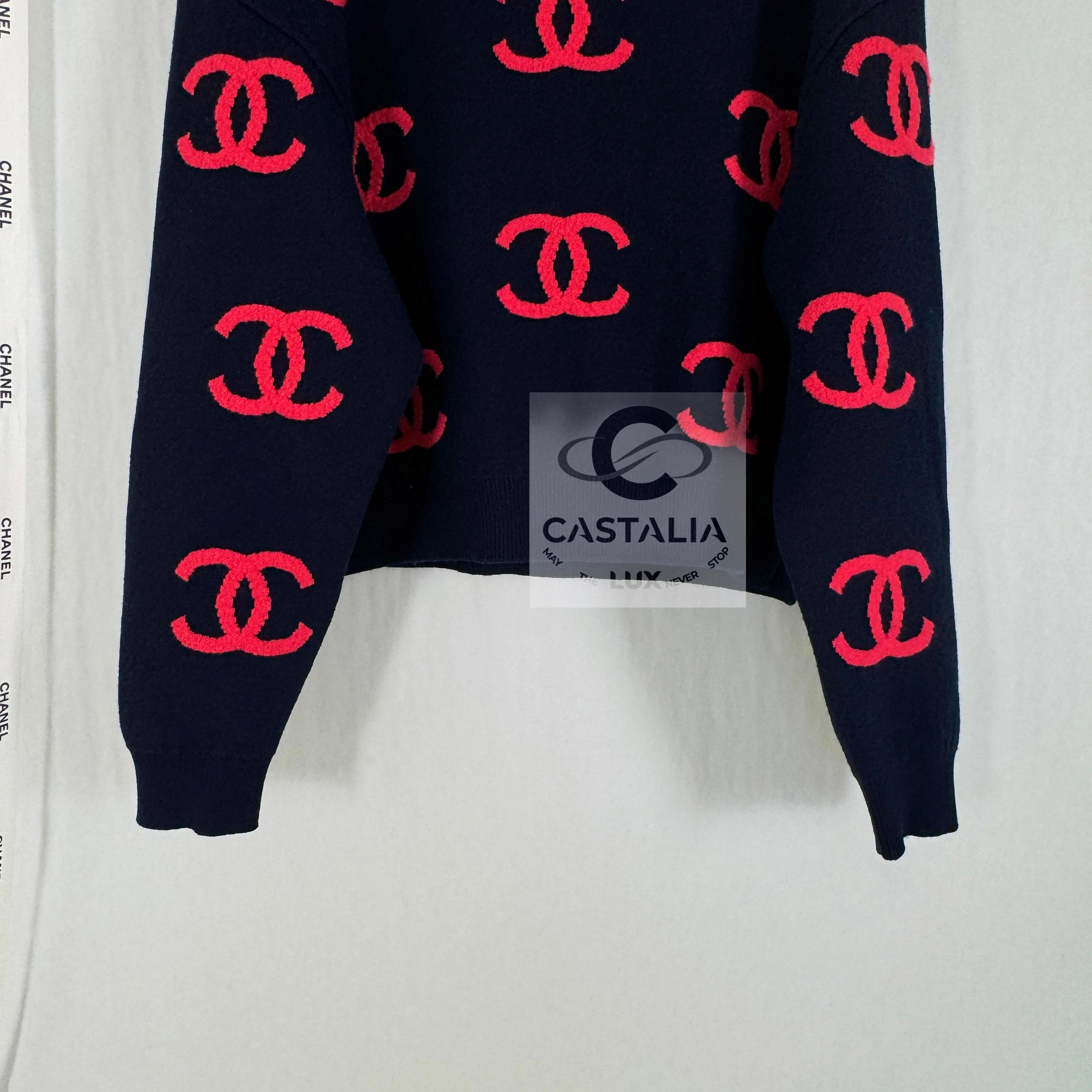 Chanel New Iconic CC Logo Cashmere Jumper 6
