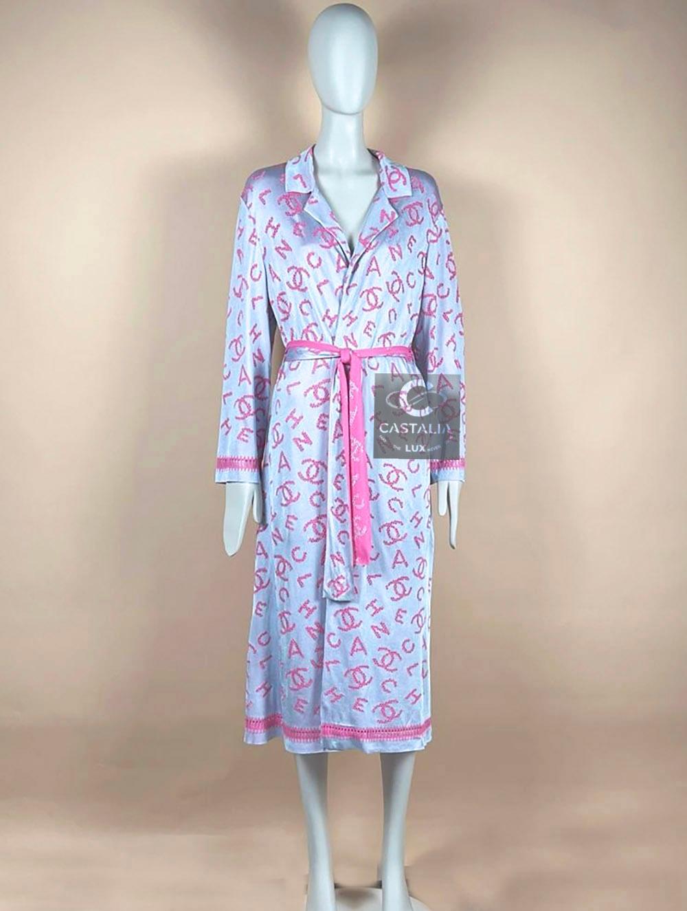 Chanel New Iconic CC Logo Relaxed Kimono Coat 7