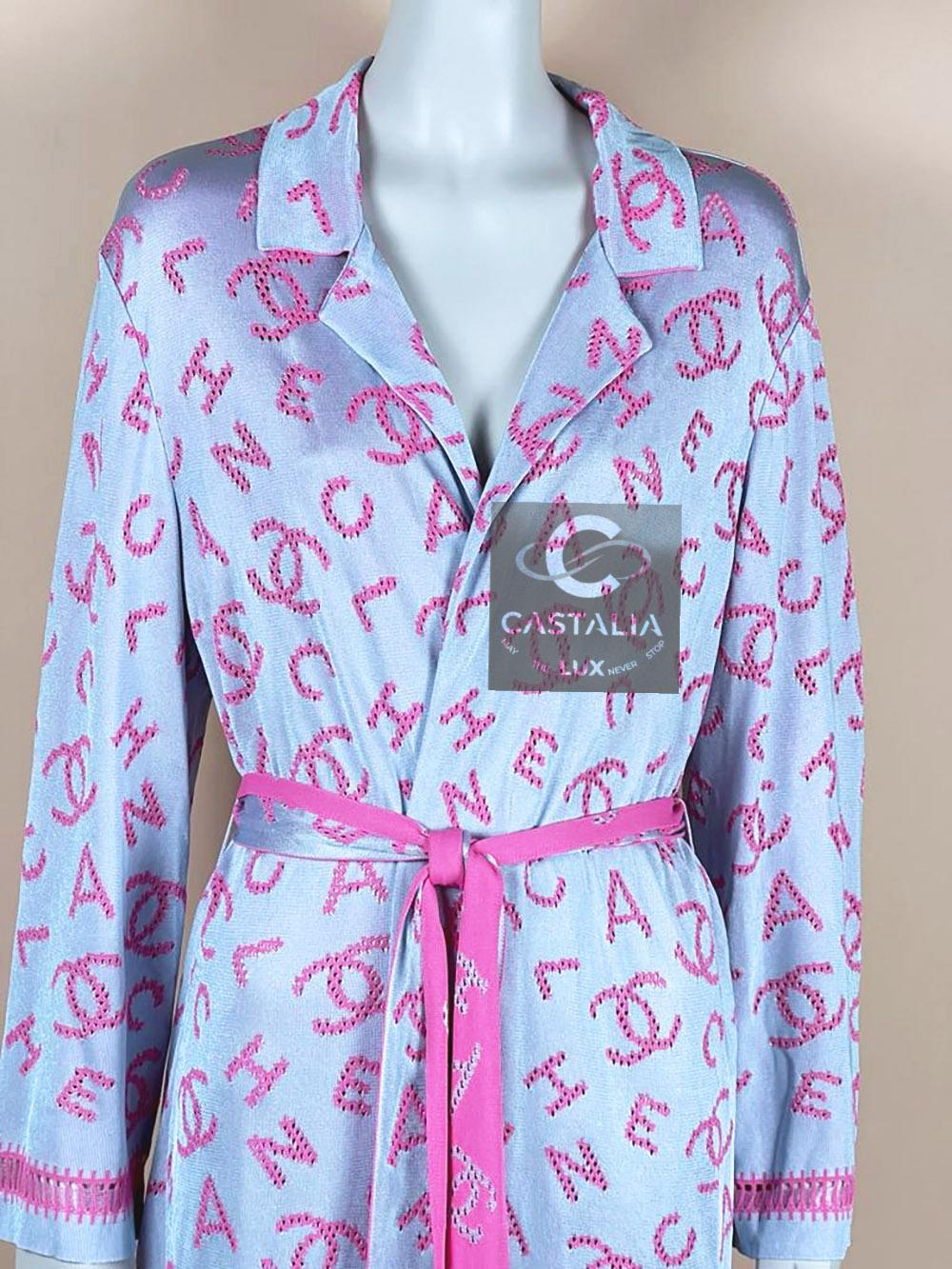 Chanel New Iconic CC Logo Relaxed Kimono Coat 3