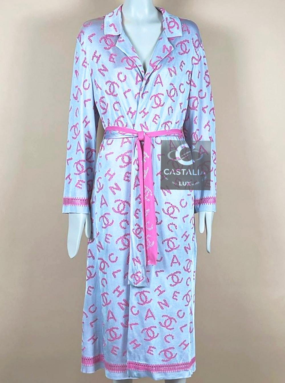 Chanel New Iconic CC Logo Relaxed Kimono Coat 4