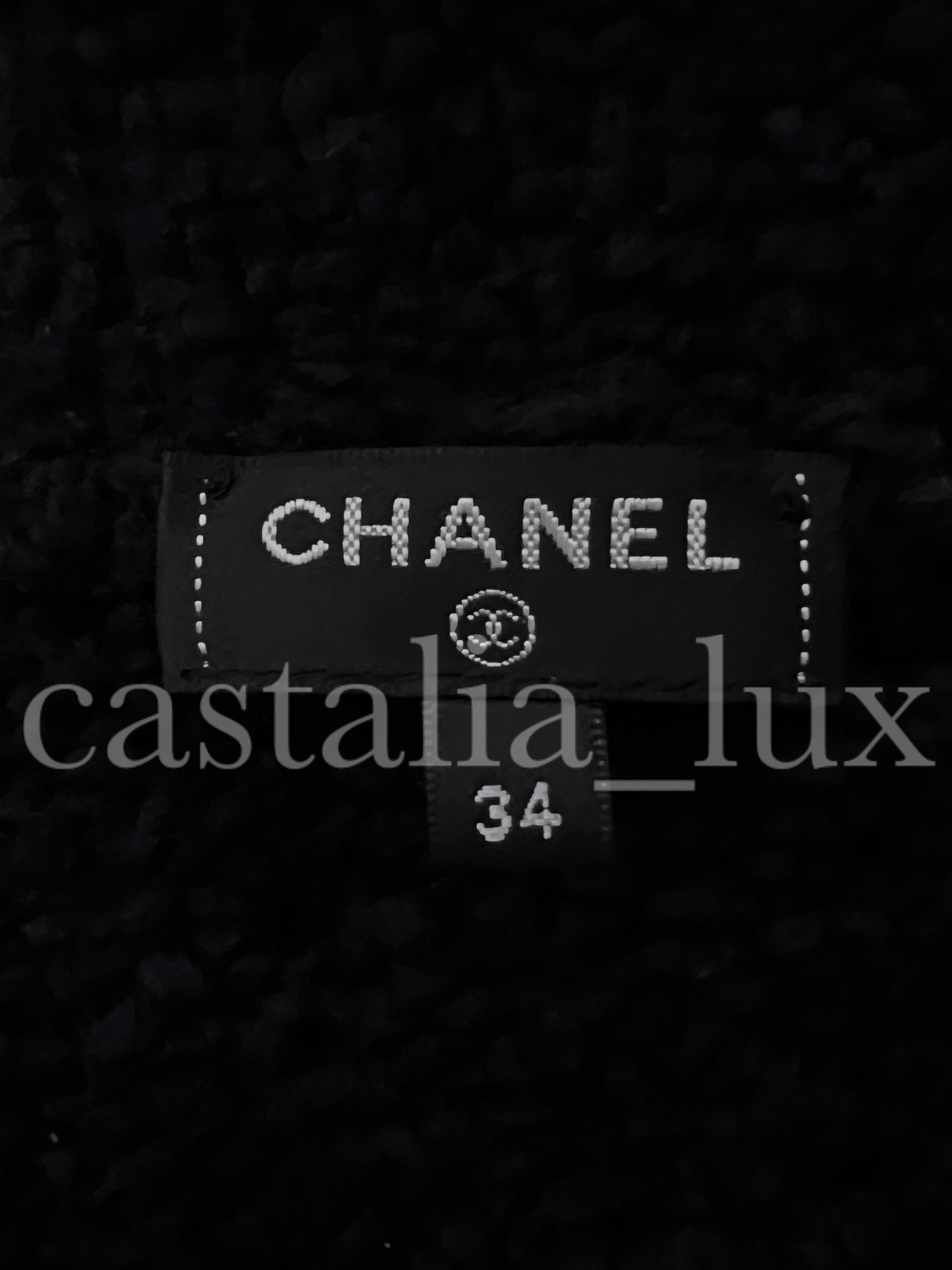 Chanel New Iconic CC Logo Teddy Jacket / Bomber 13