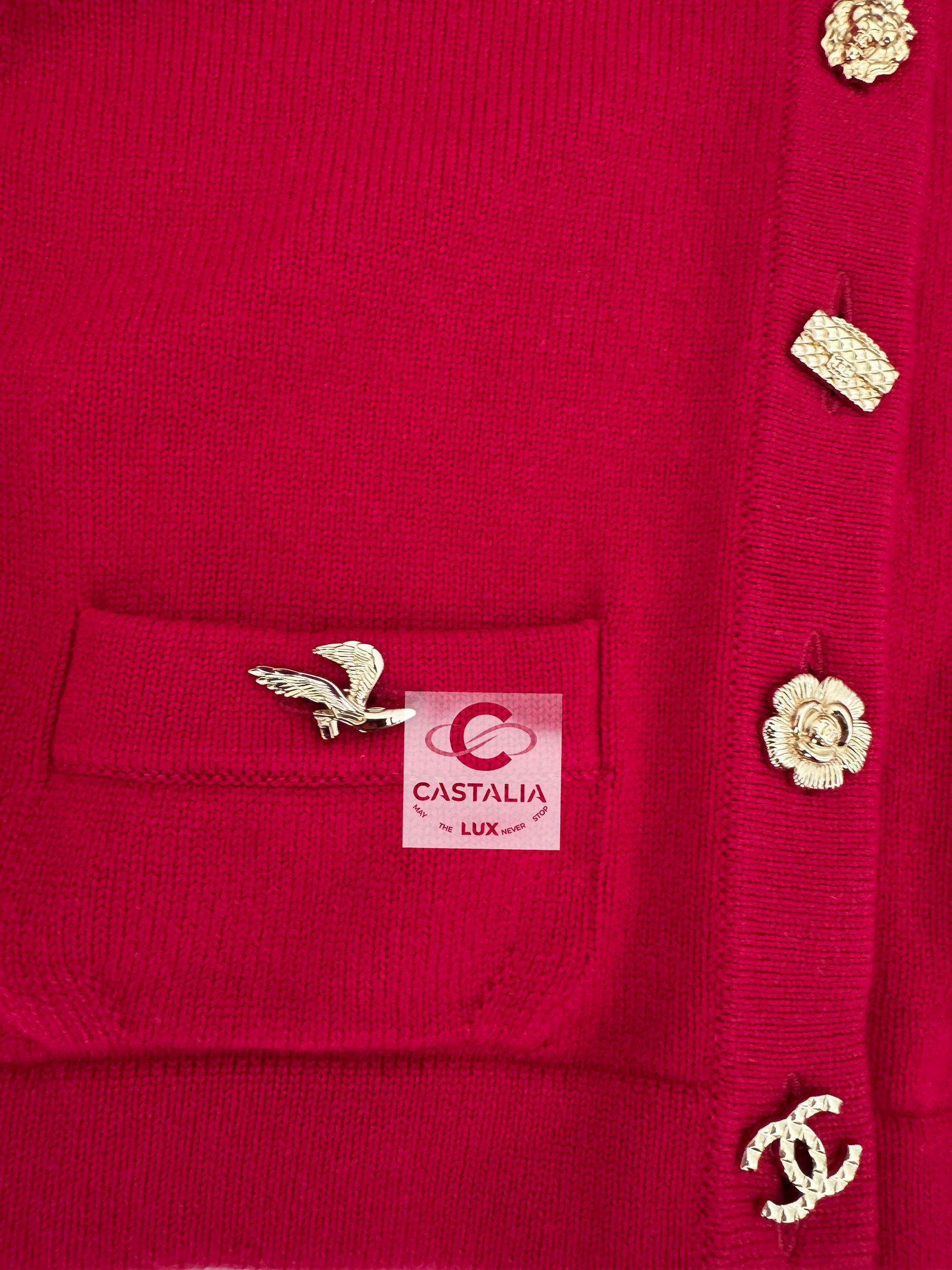 Chanel New Iconic CC Lucky Charms Cashmere Cardigan 6