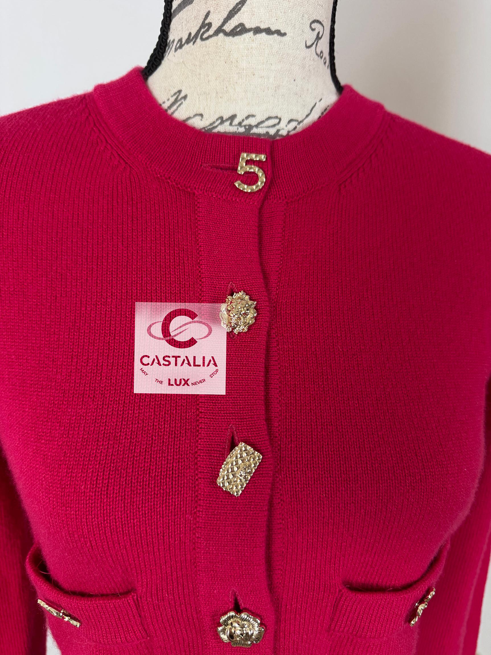 Chanel New Iconic CC Lucky Charms Cashmere Cardigan 1