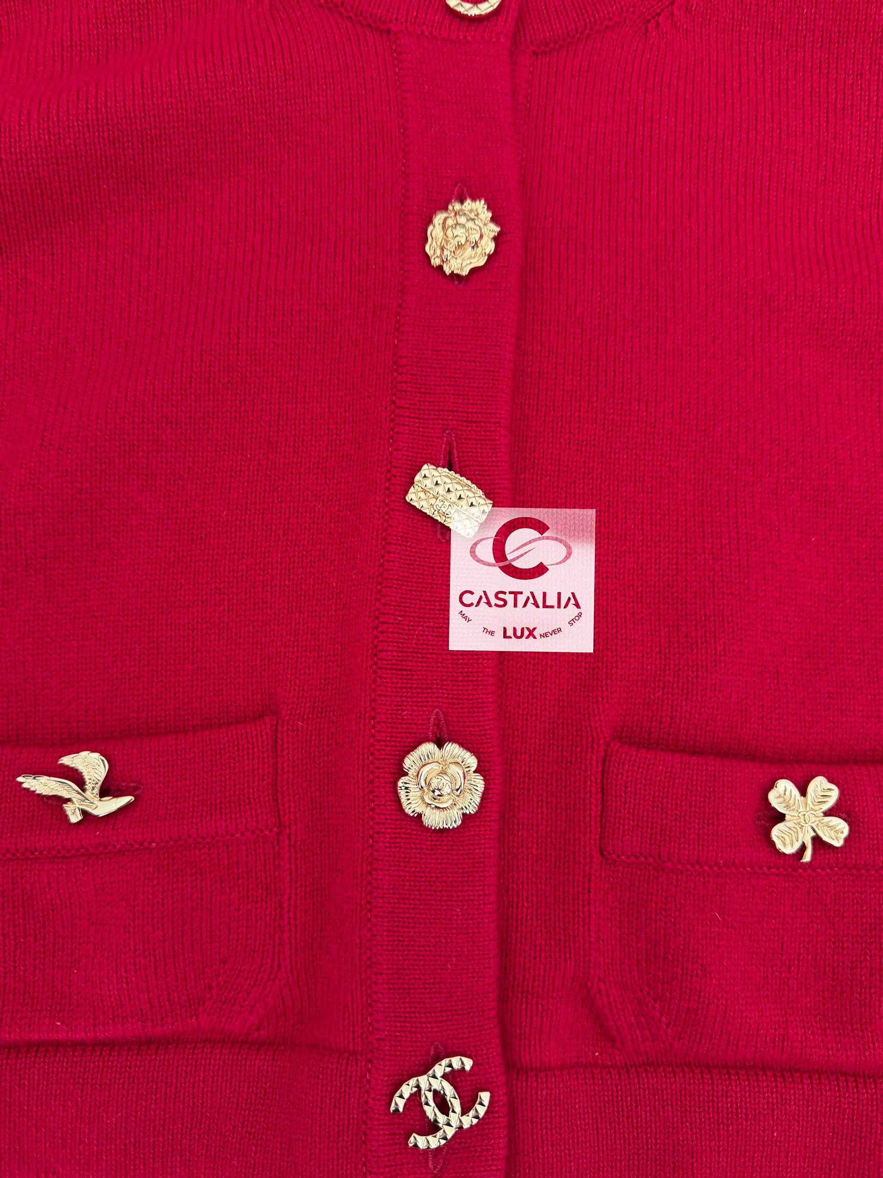 Chanel New Iconic CC Lucky Charms Cashmere Cardigan 2