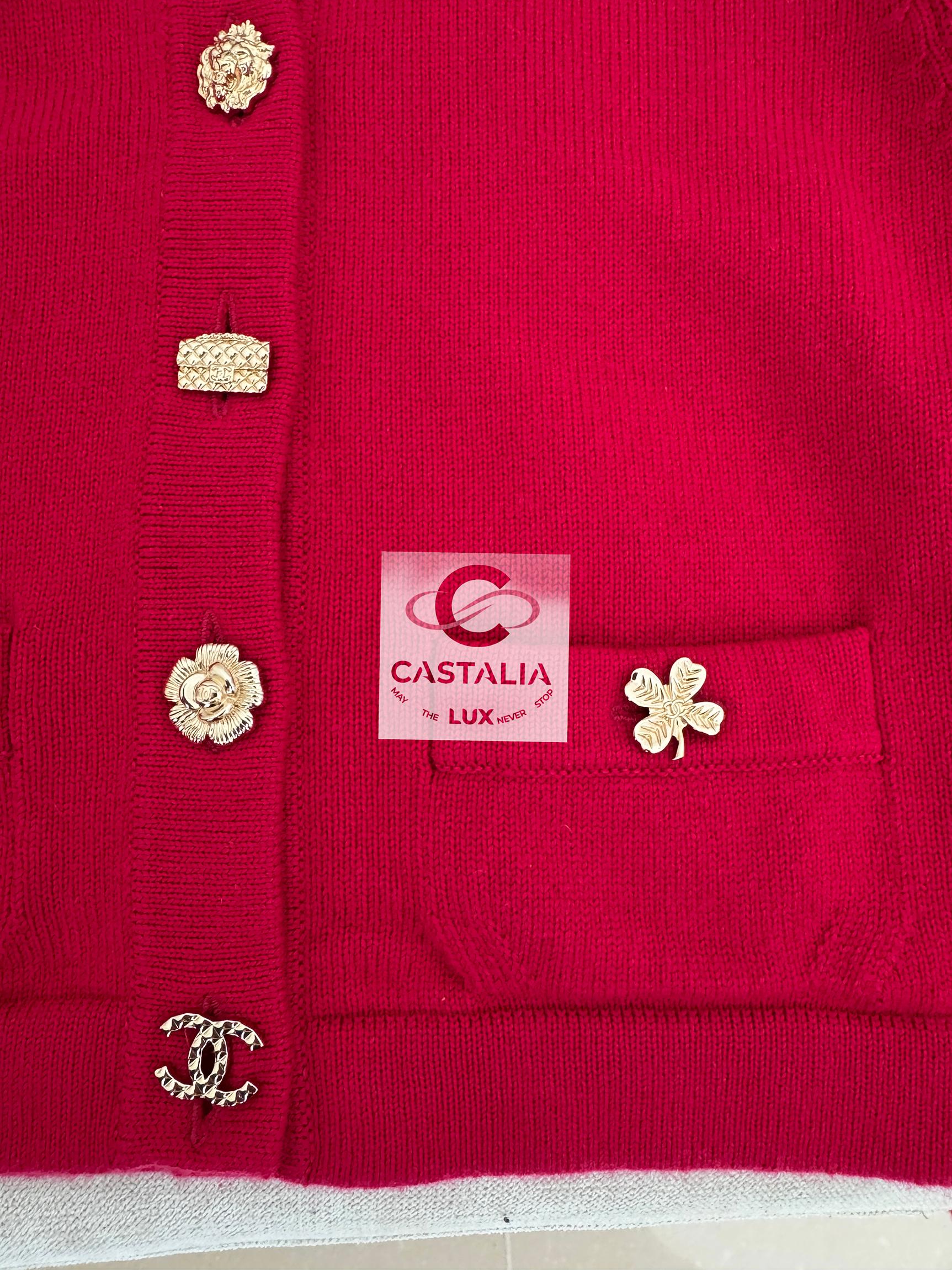 Chanel New Iconic CC Lucky Charms Cashmere Cardigan 3