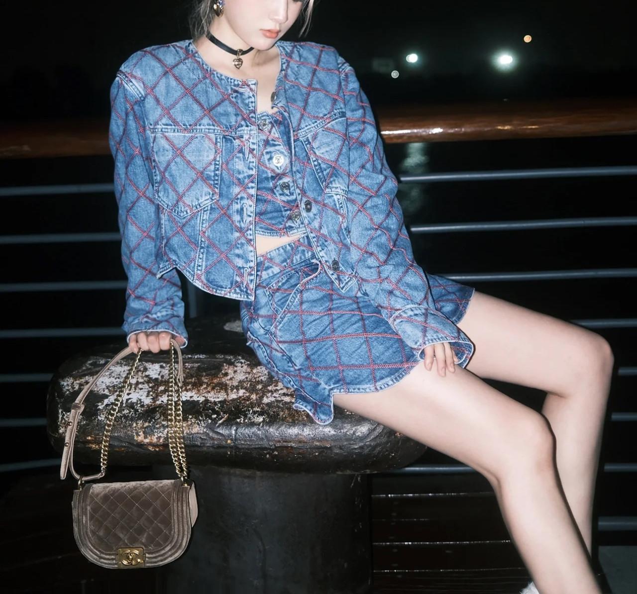 Chanel New Iconic Coco Beach Quilted Denim Jacket 1