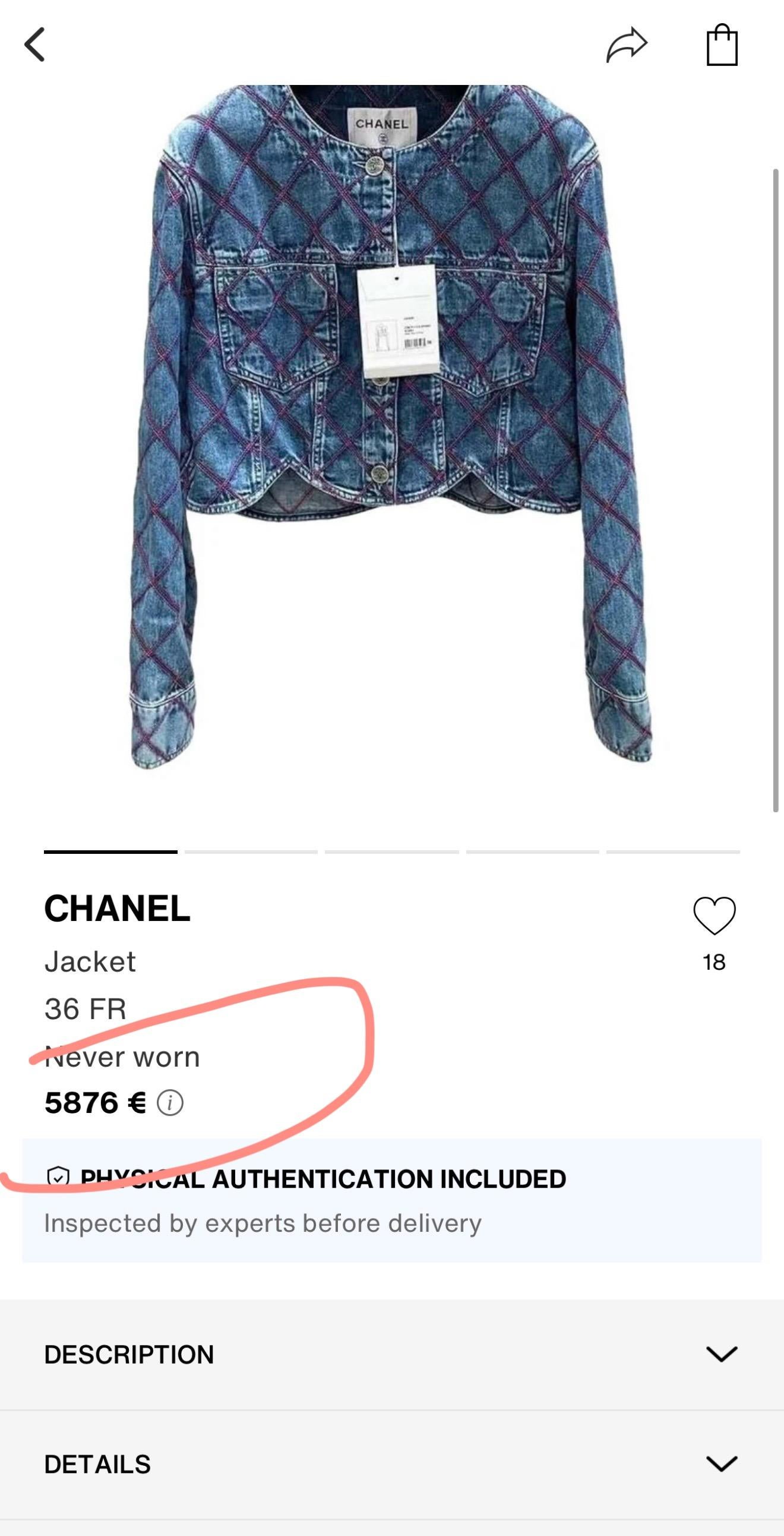 Chanel New Iconic Coco Beach Quilted Denim Jacket 2