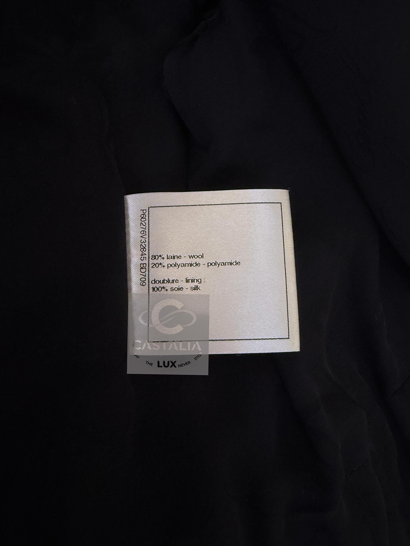 Chanel Nueva chaqueta icónica de tweed La Pausa Shimmer 36 FR en venta 15