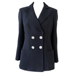 Chanel New Iconic La Pausa Shimmer Tweed Jacket 36 FR