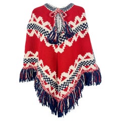 Chanel New Iconic Paris / Dallas Fringed Poncho