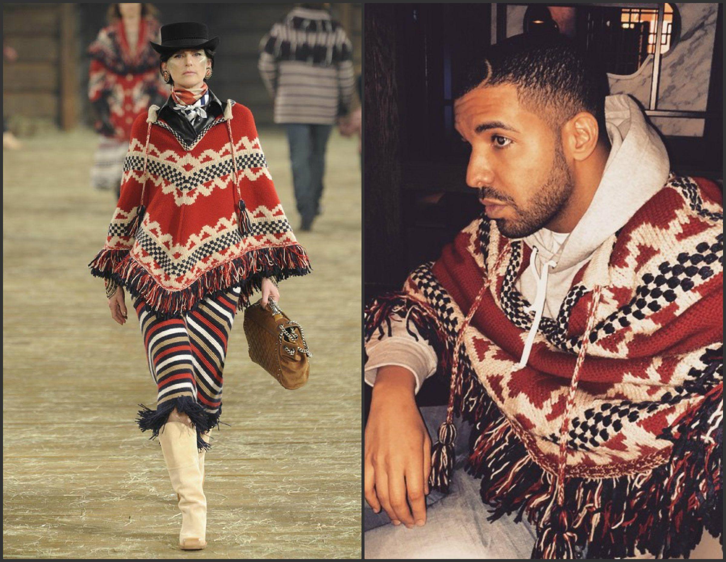 ❤️ New iconic Chanel fringed poncho from Runway of Paris / DALLAS Collection.
As seen on Christen Stewart, Drake and fashion influencer Anna Dello Russo!
✨CC logo charm at side
️ Size mark: 38 fr
 Condition: NEVER WORN.