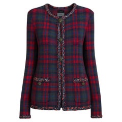 CHANEL New Iconic Paris / Edinburgh Tartan Jacket 36 FR