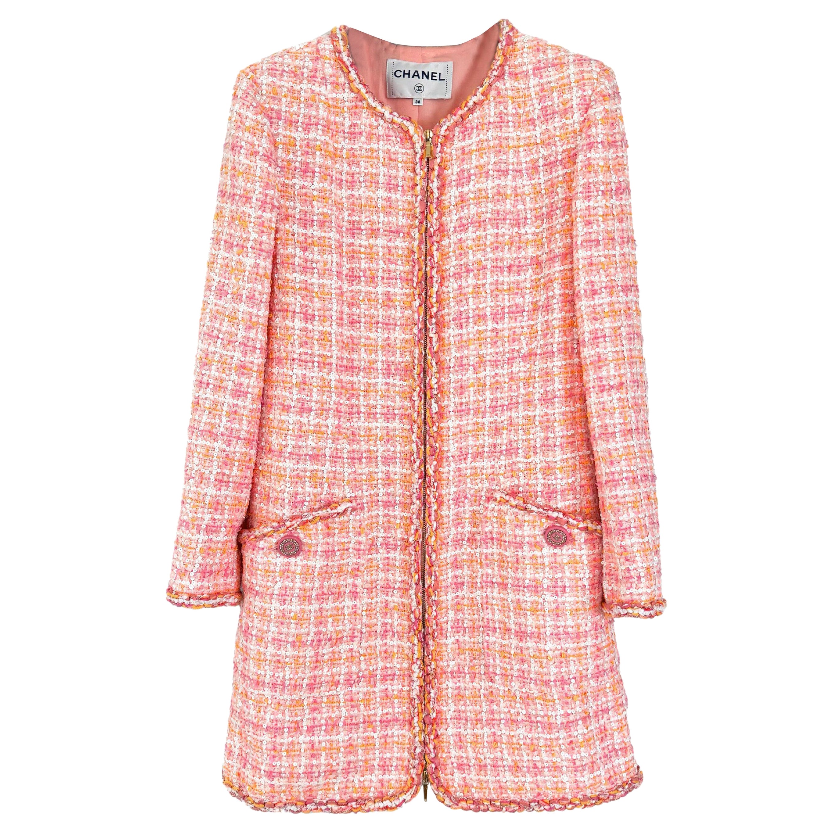 Veste Chanel iconique Penelope Cruz style Lesage en tweed 38 FR