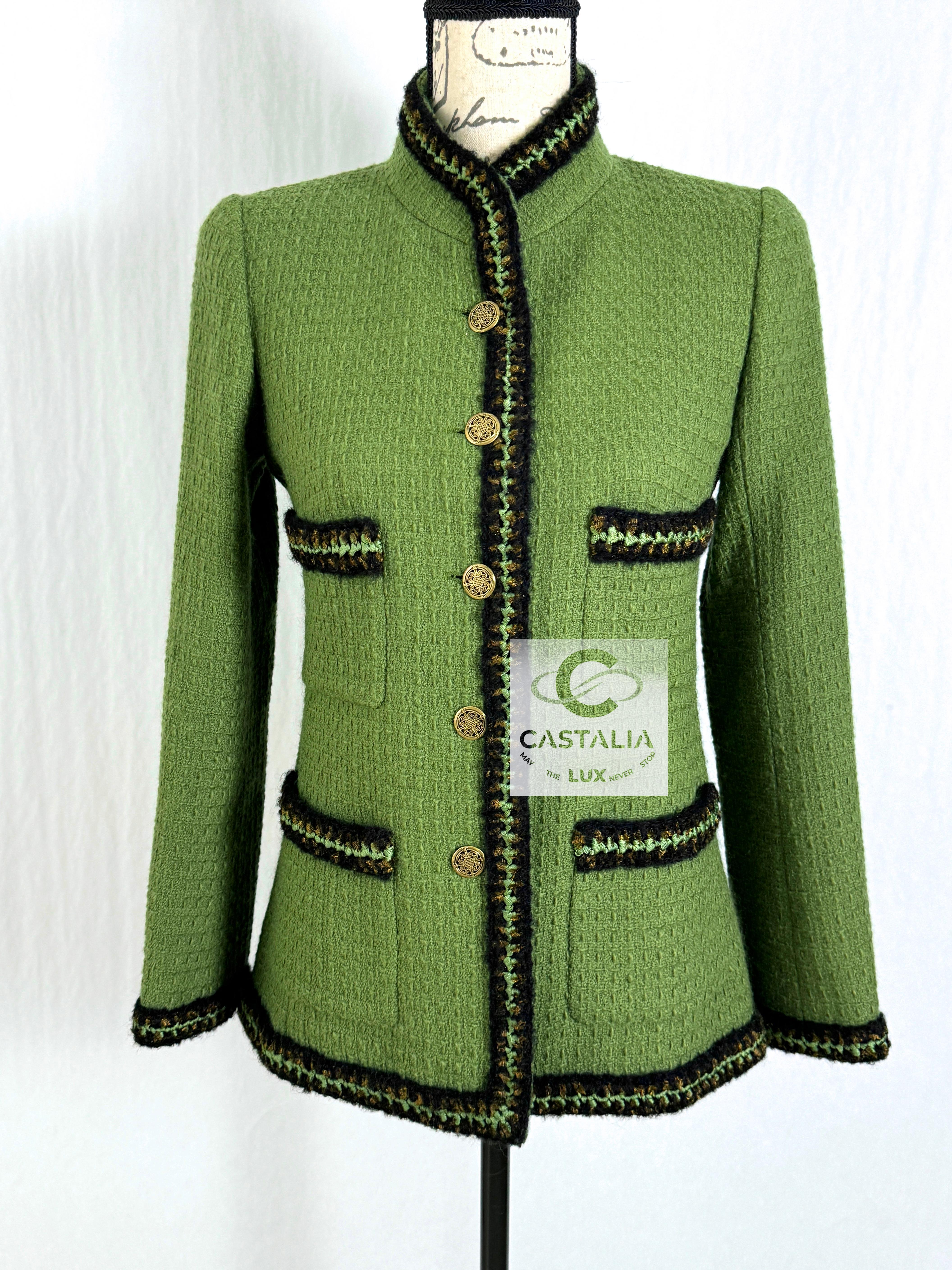 Women's or Men's Chanel New Iconic Tweed Jacket from Ad Campaign