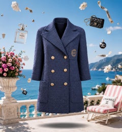 CHANEL New Iconic Tweed Jacket with CC Patch 42 FR
