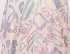 Chanel New Icons Shawl White Celeste