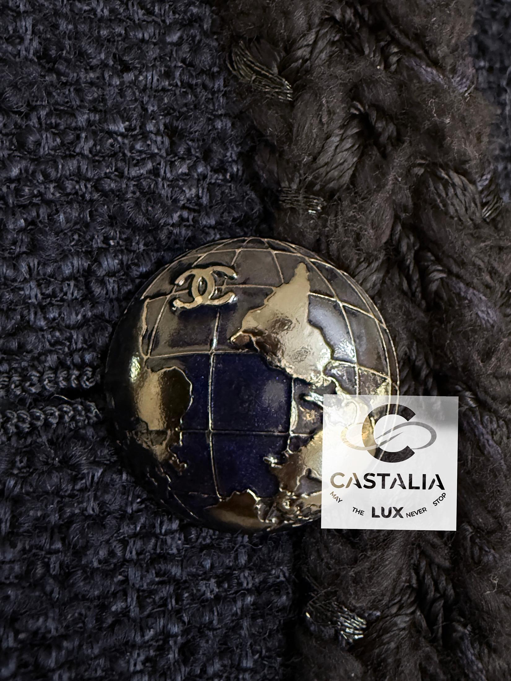 Chanel Nouveau Keira Knightley Style  Veste en tweed Timeless 34 FR en vente 5