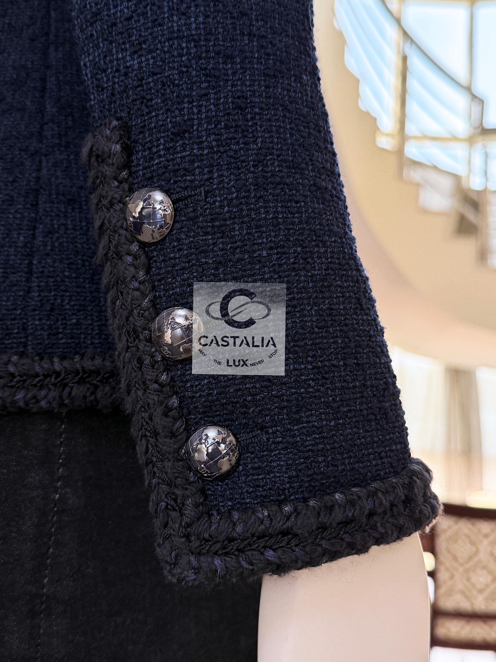 Il nuovo stile Chanel di Keira Knightley  Giacca Timeless Tweed 34 FR in vendita 7
