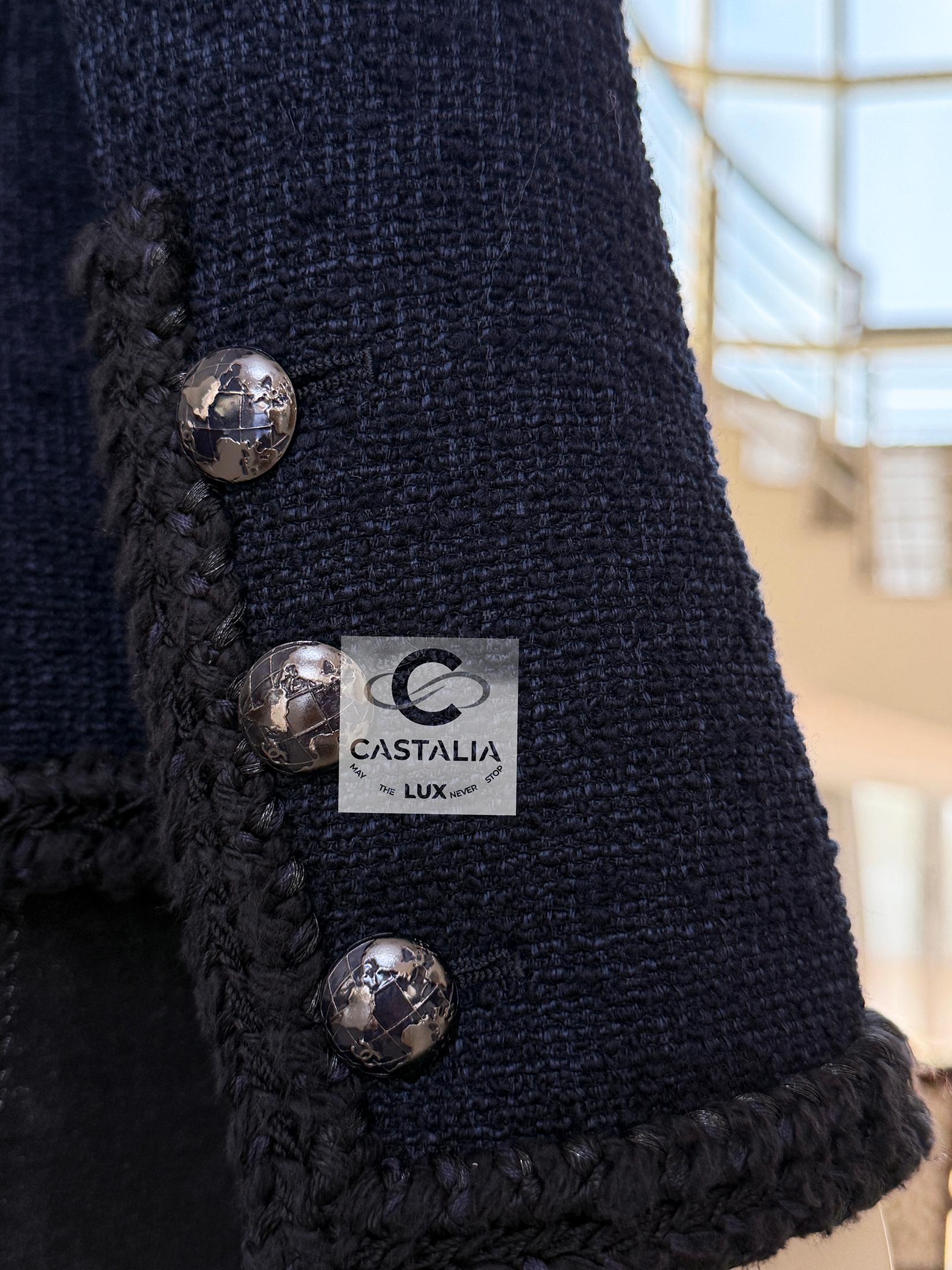 Chanel Nouveau Keira Knightley Style  Veste en tweed Timeless 34 FR en vente 8