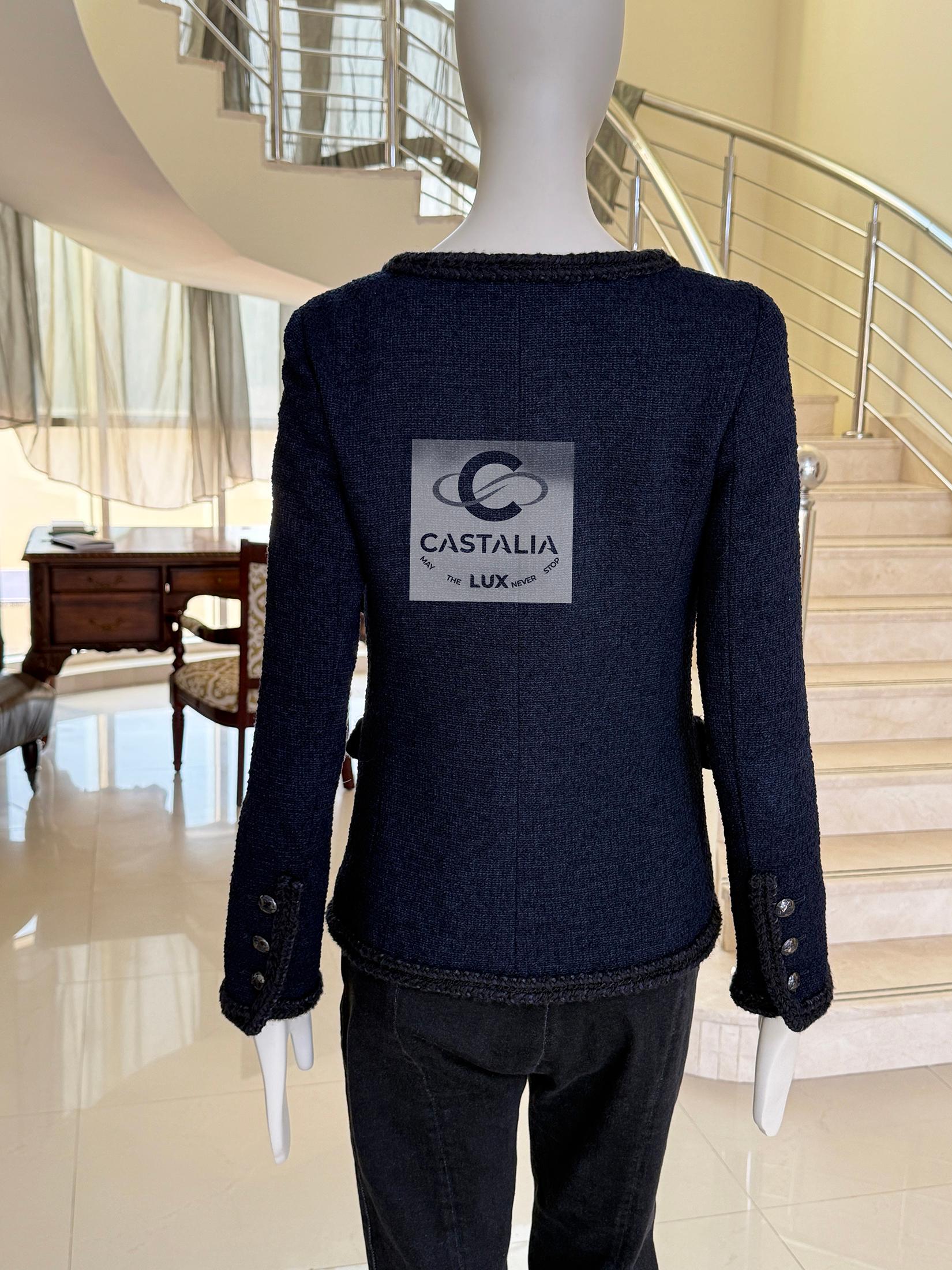 Il nuovo stile Chanel di Keira Knightley  Giacca Timeless Tweed 34 FR in vendita 11