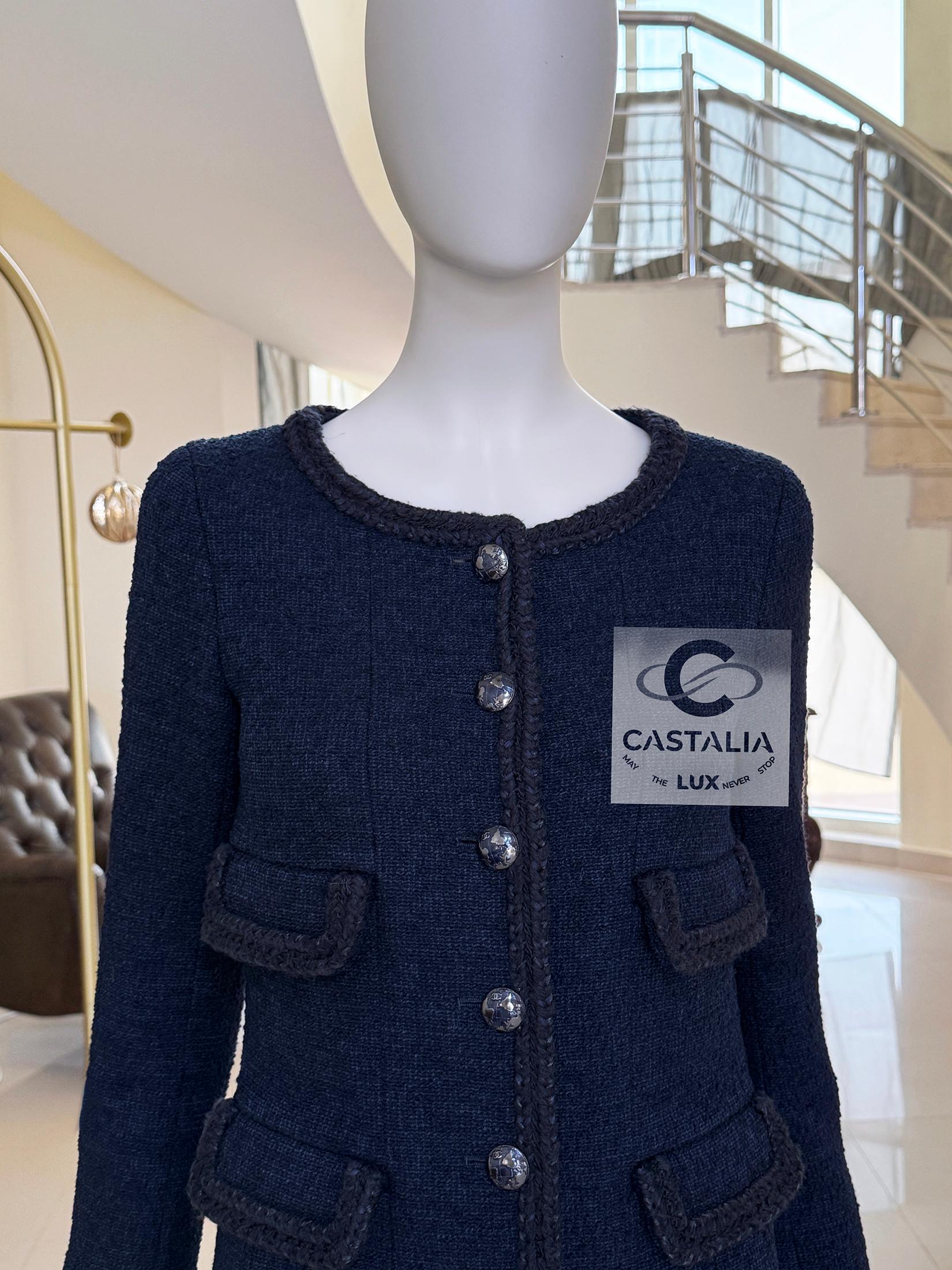 Il nuovo stile Chanel di Keira Knightley  Giacca Timeless Tweed 34 FR in vendita 3