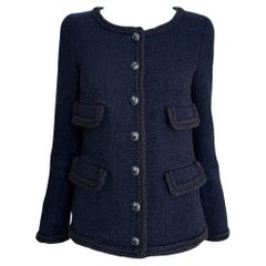Chanel New Keira Knightley Style  Timeless Tweed Jacket 34 FR