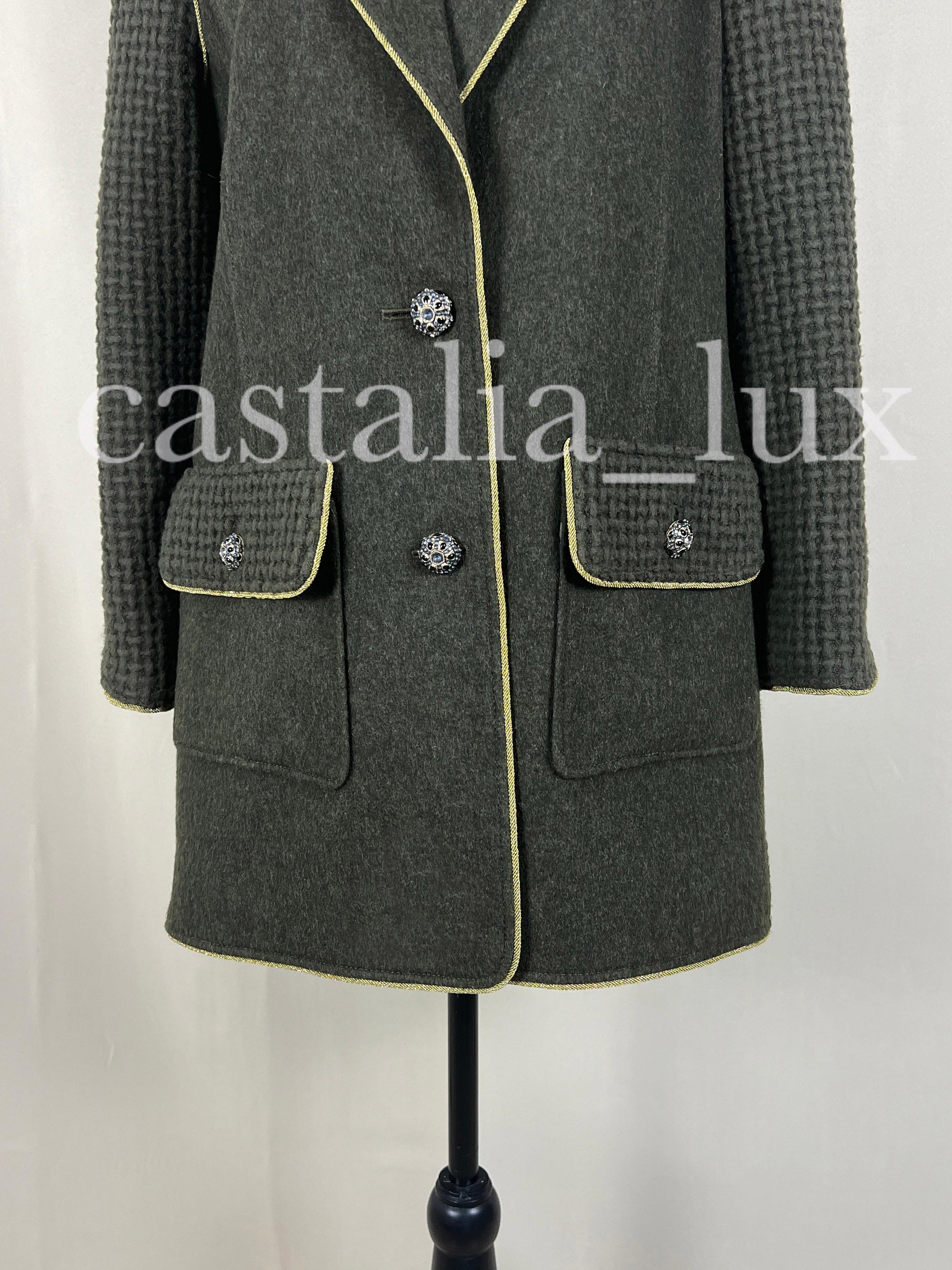 Chanel New Kris Jenner Runway Jewel Buttons Tweed Jacket 5